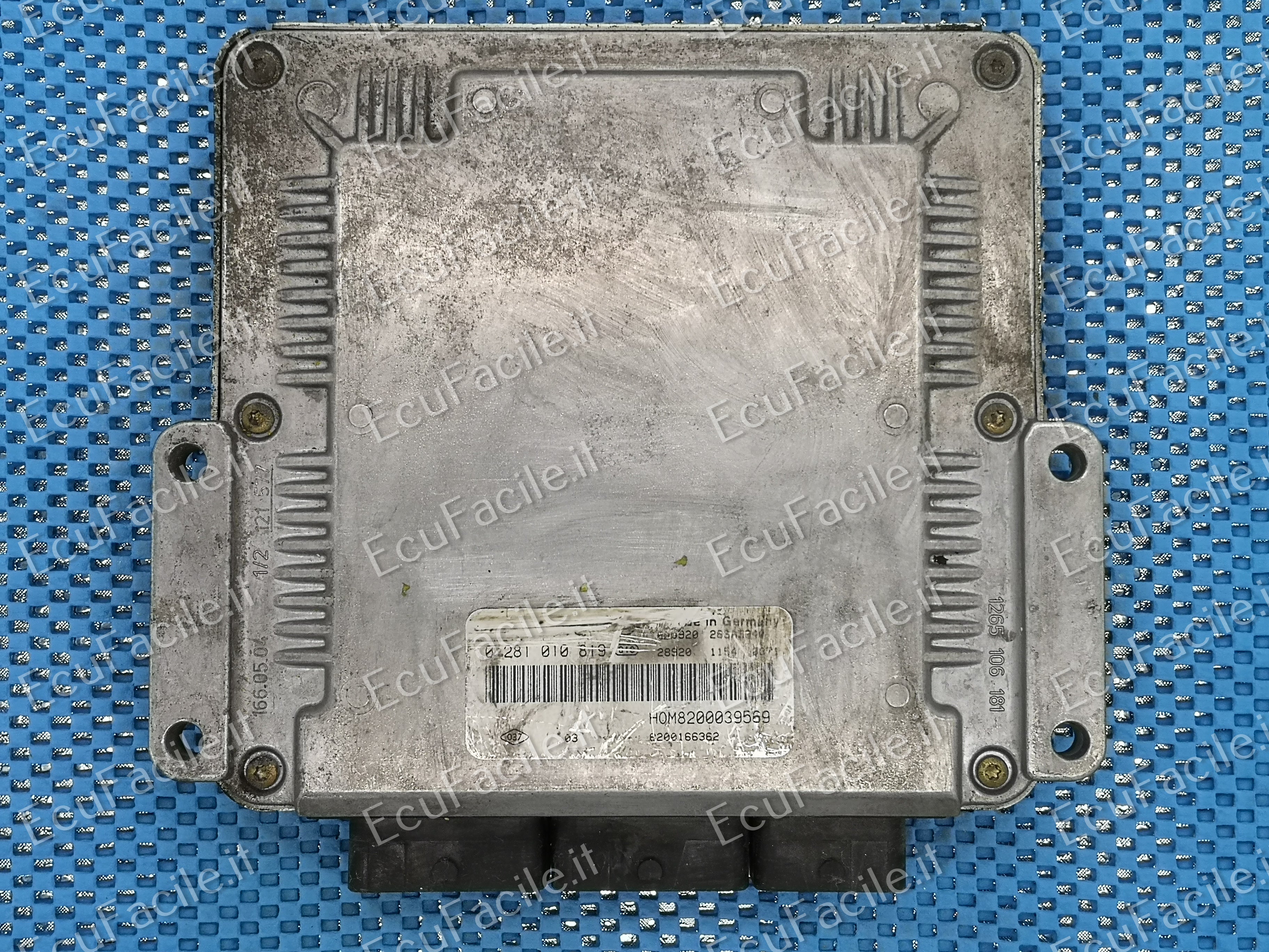 Ecu renault megane scenic 1.9 0281010819