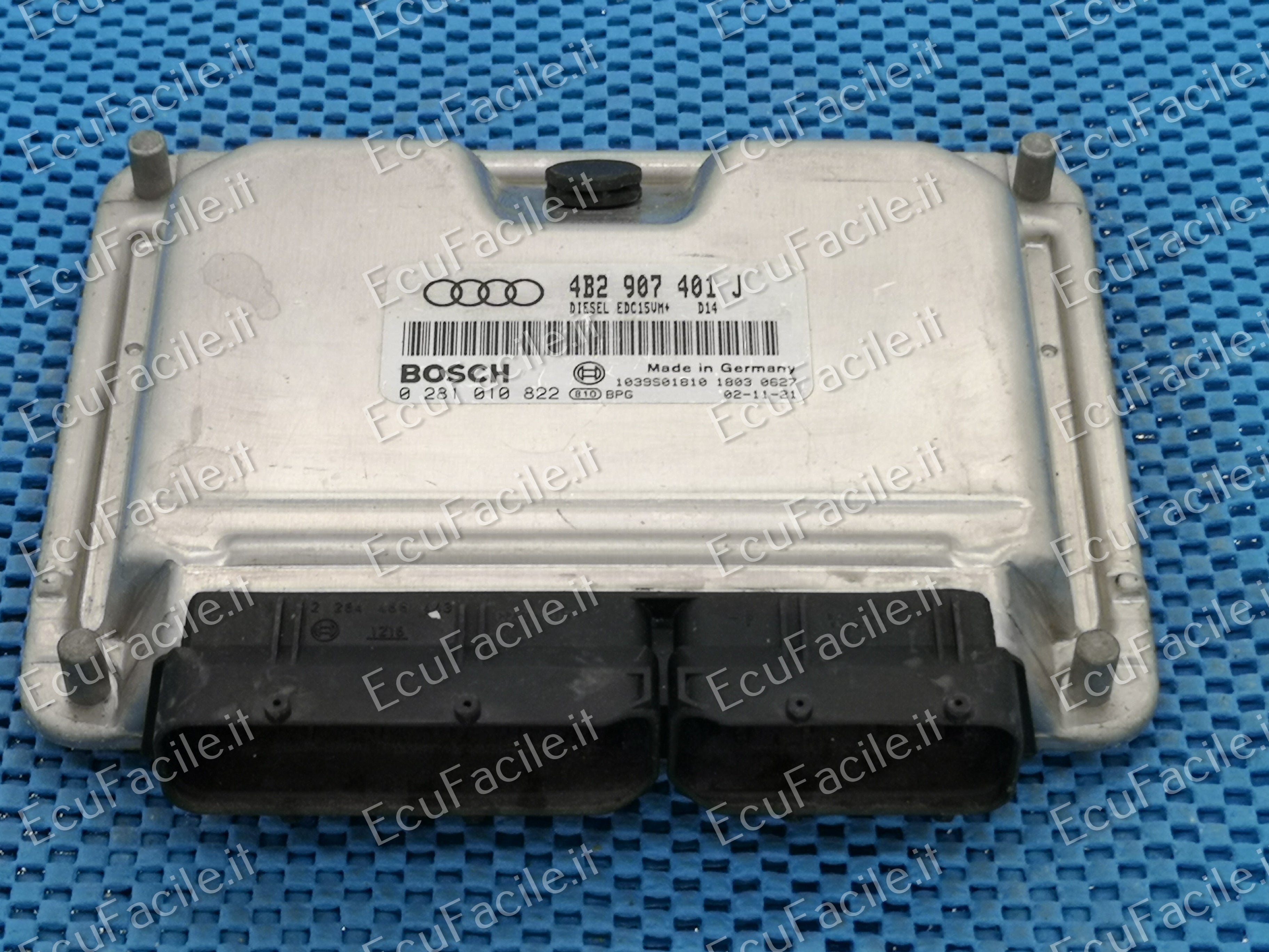 ECU CENTRALINA AUDI A6 2.5 TDi 4B2907401J 0281010822 EDC15VM