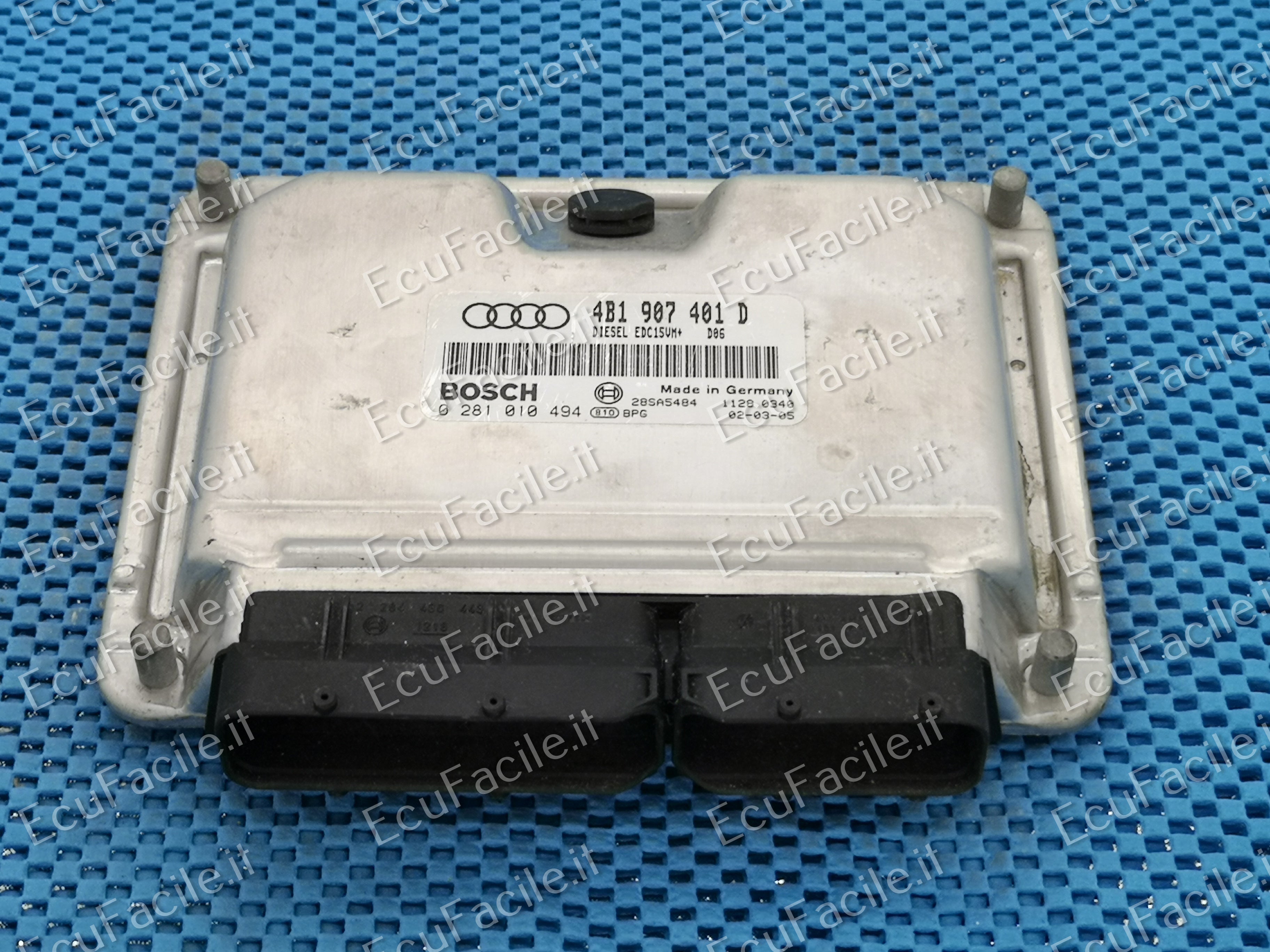 ECU AUDI A6 2.5 TDI 0281010494 4B1907401D EDC15VM+