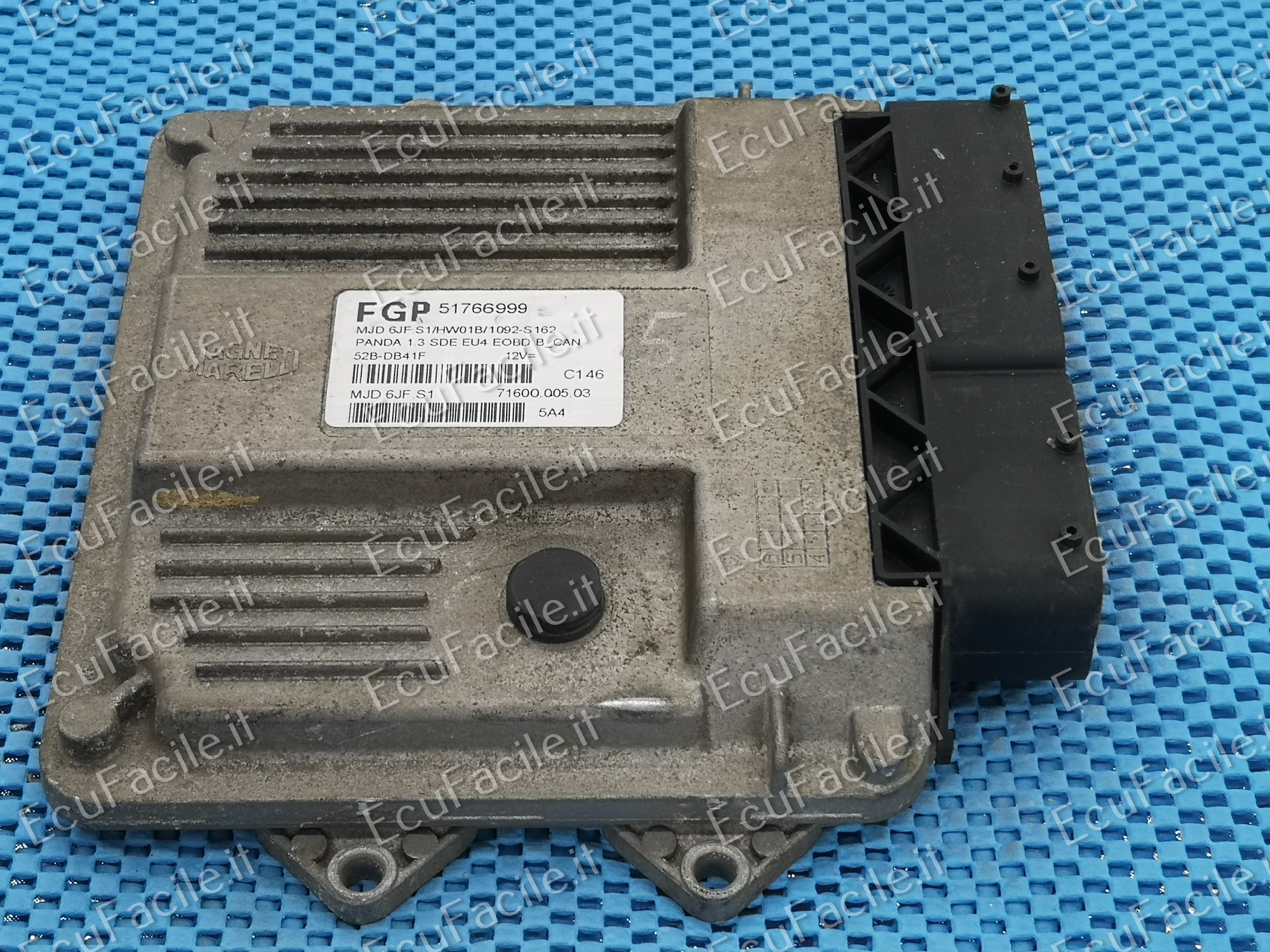 ECU FIAT PANDA 1.3 D 5M 51KW (2005) 51766999 MJD 6JF.S1 188A8000