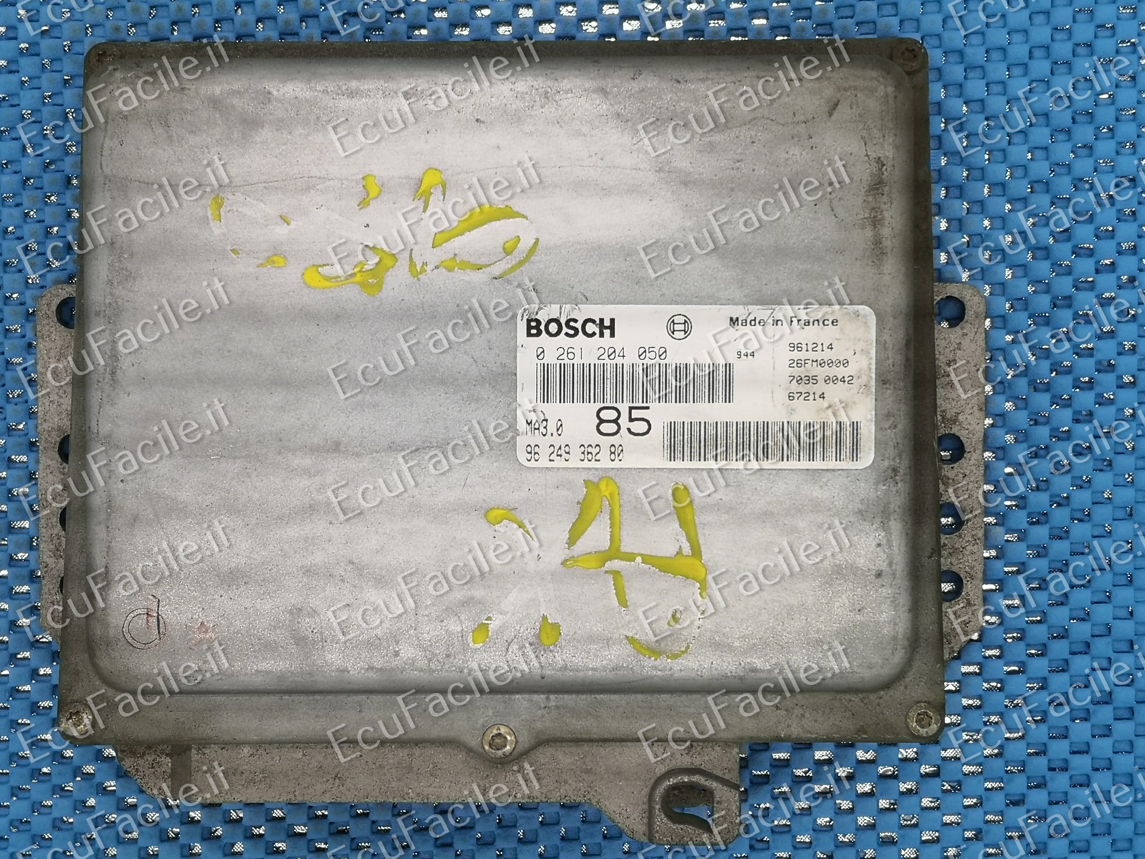 ECU Citroen Saxo AX / Peugeot 106 1.0 0261204050 9624936280 MA3.0