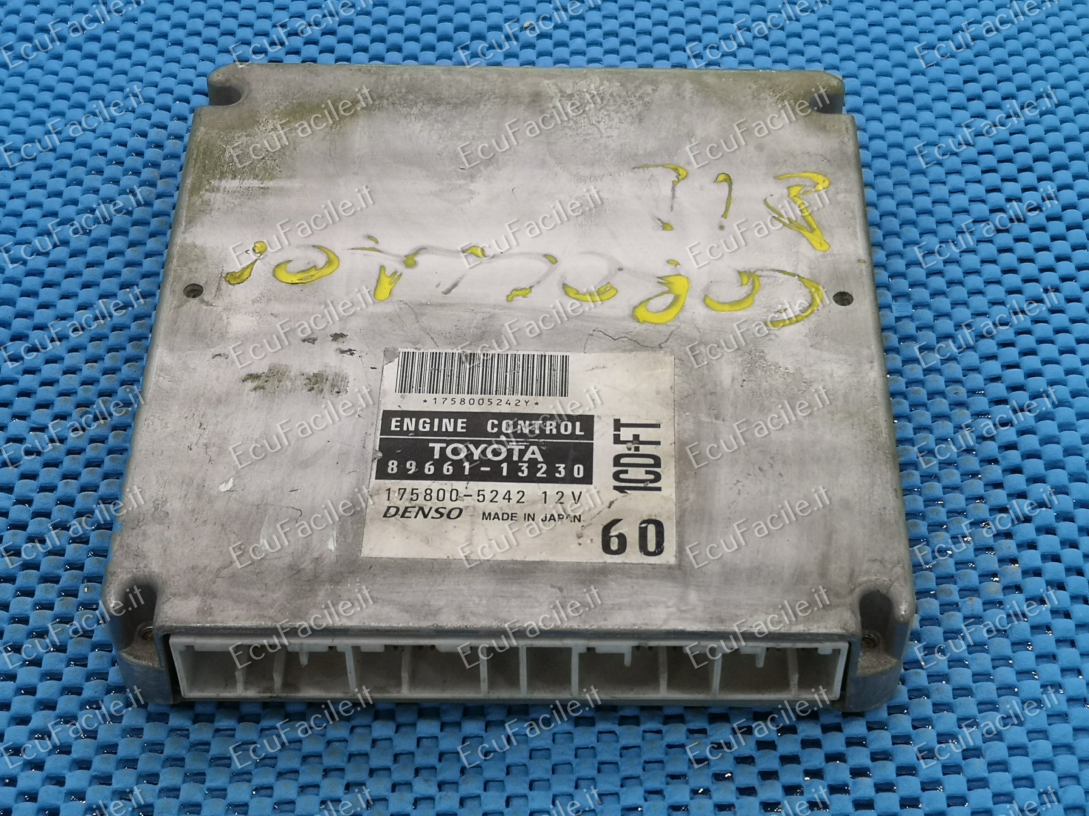 ECU CENTRALITA TOYOTA 89661-13230 175800-5242 1CD-FT