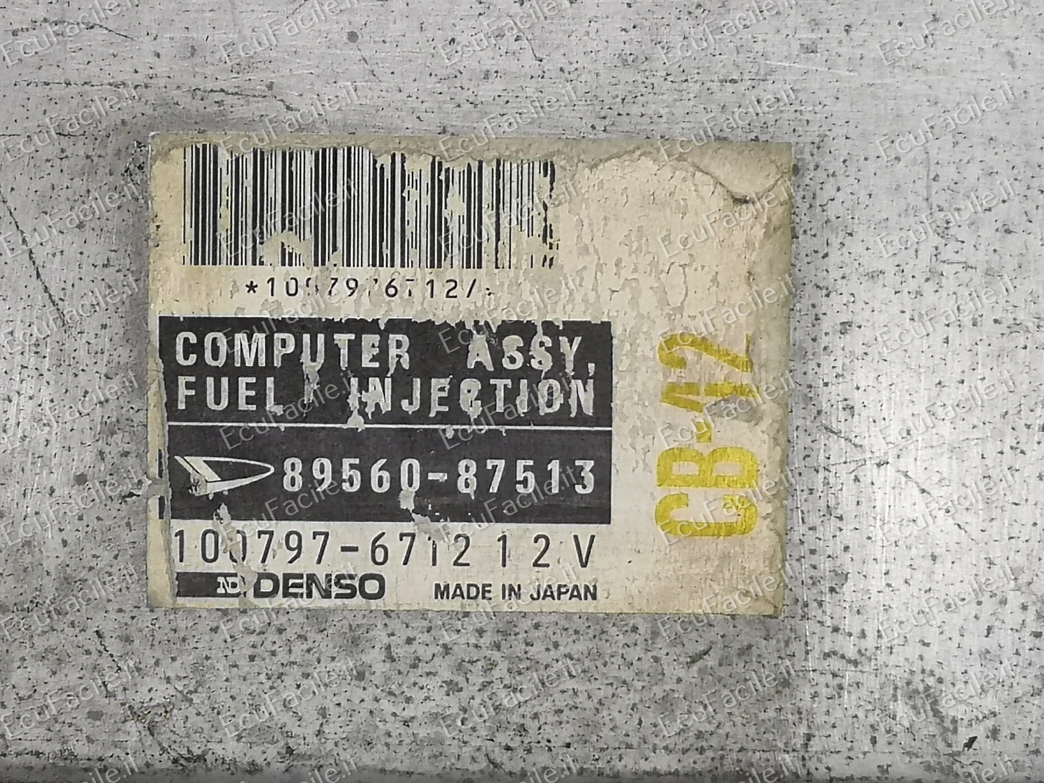 ECU CENTRALINA PIAGGIO PORTER 89560-87513 CB-42 8956087513