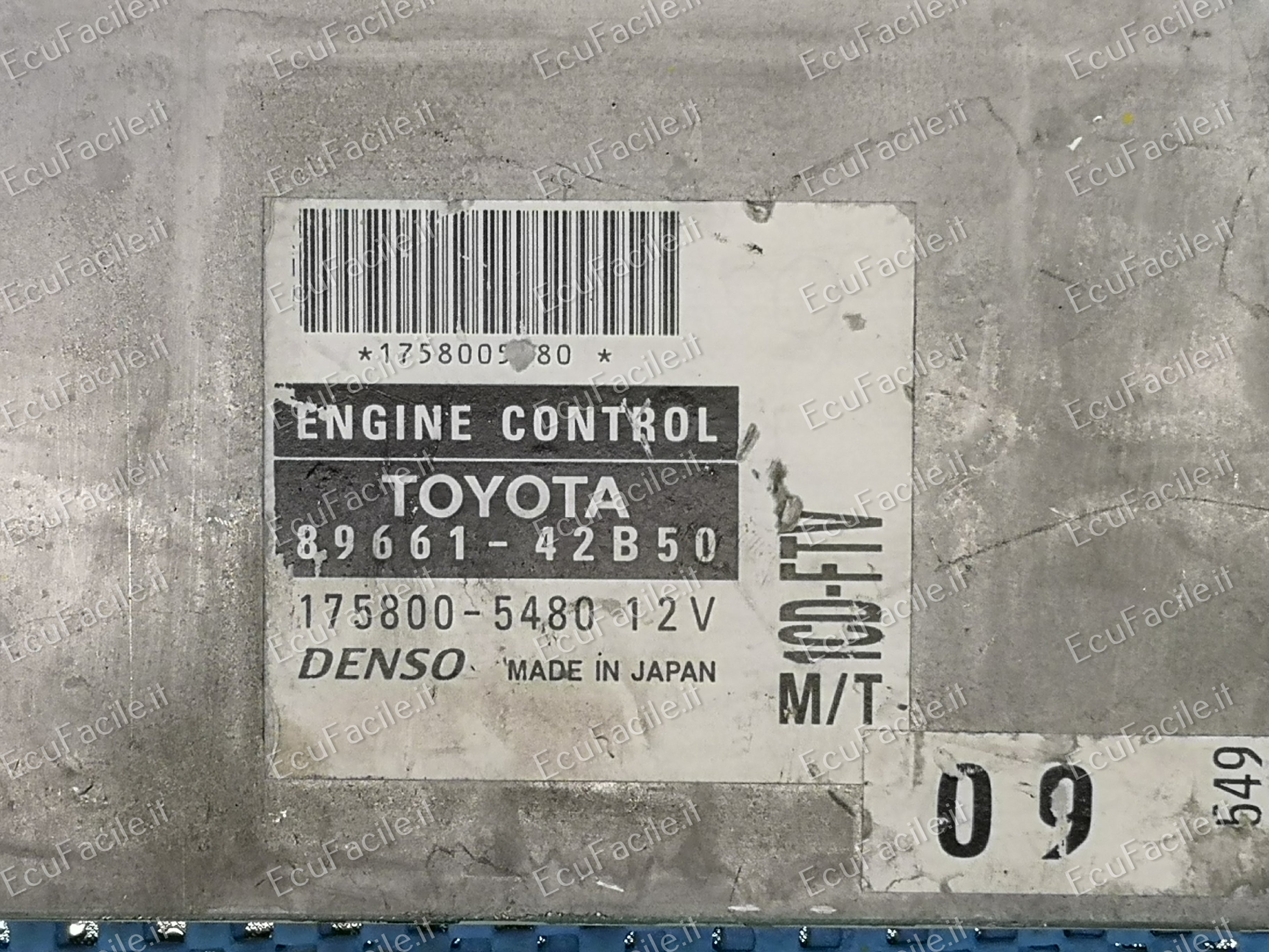 ECU TOYOTA RAV4 89661-42B50 8966142B50 175800-5480