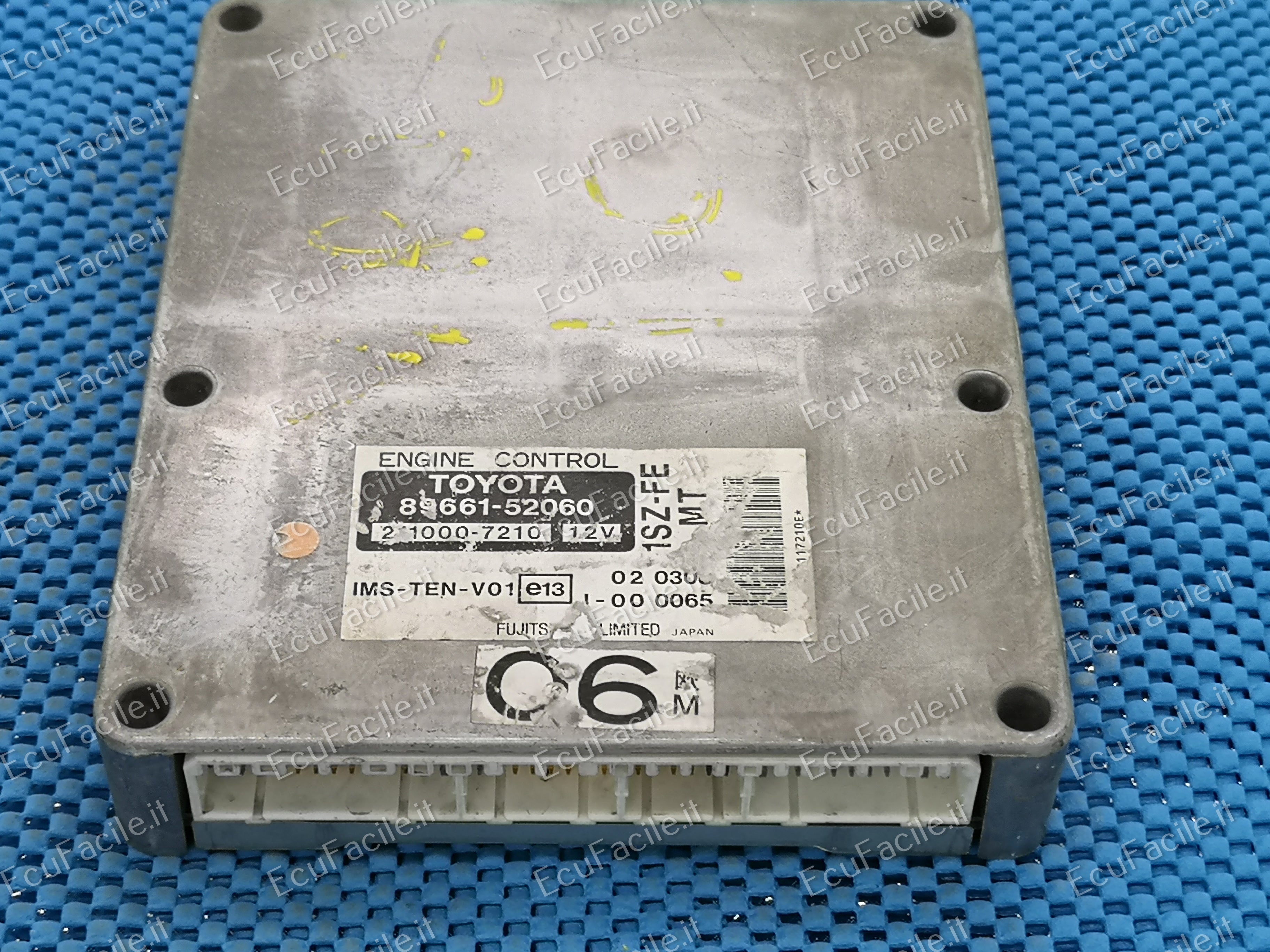 ECU TOYOTA YARIS 1.0 1SZ-FE 211000-7210 89661-52060 8966152060