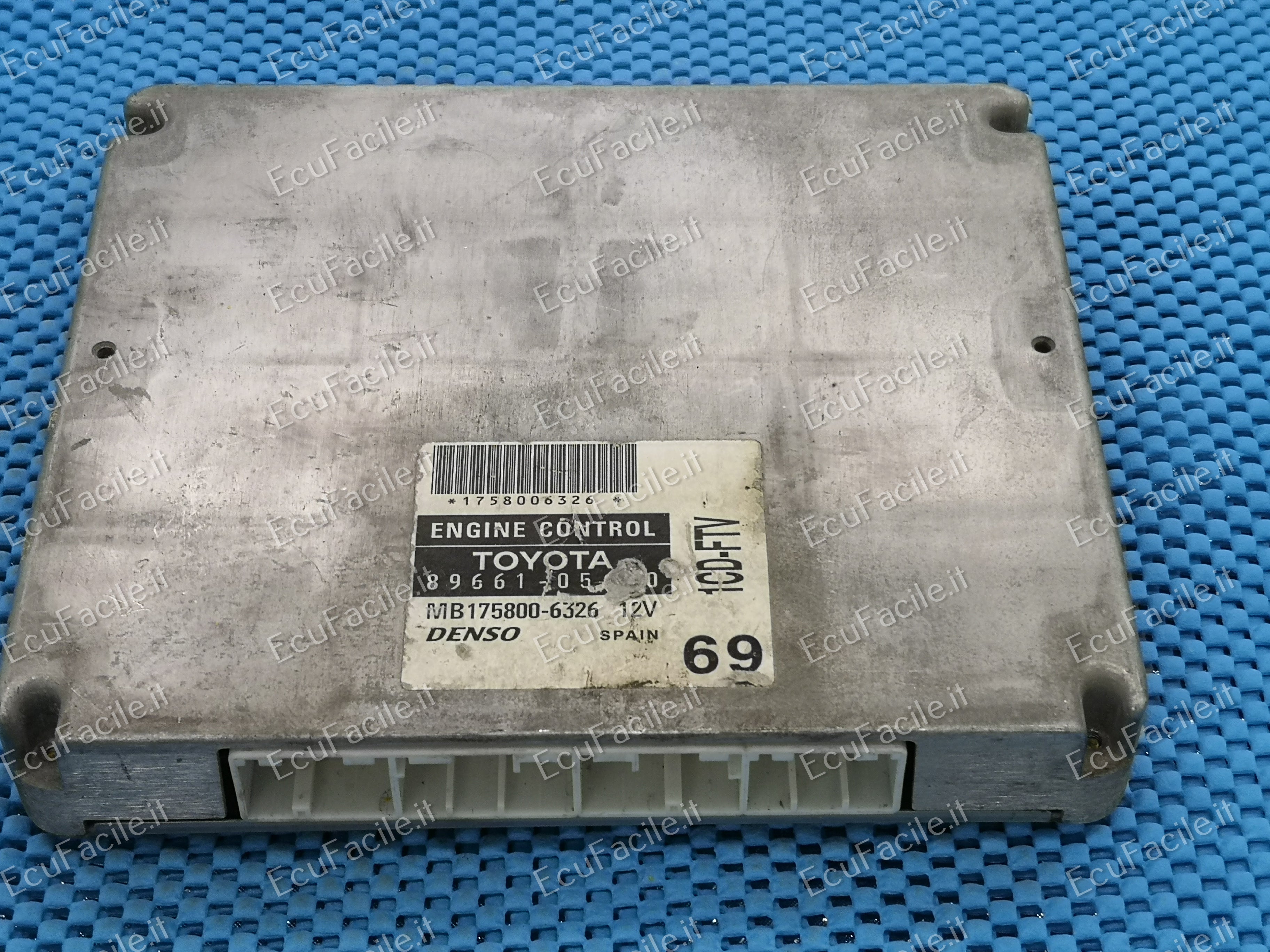 ECU TOYOTA AVENSIS 2.0, 89661-05690, 8966105690, MB175800-6326