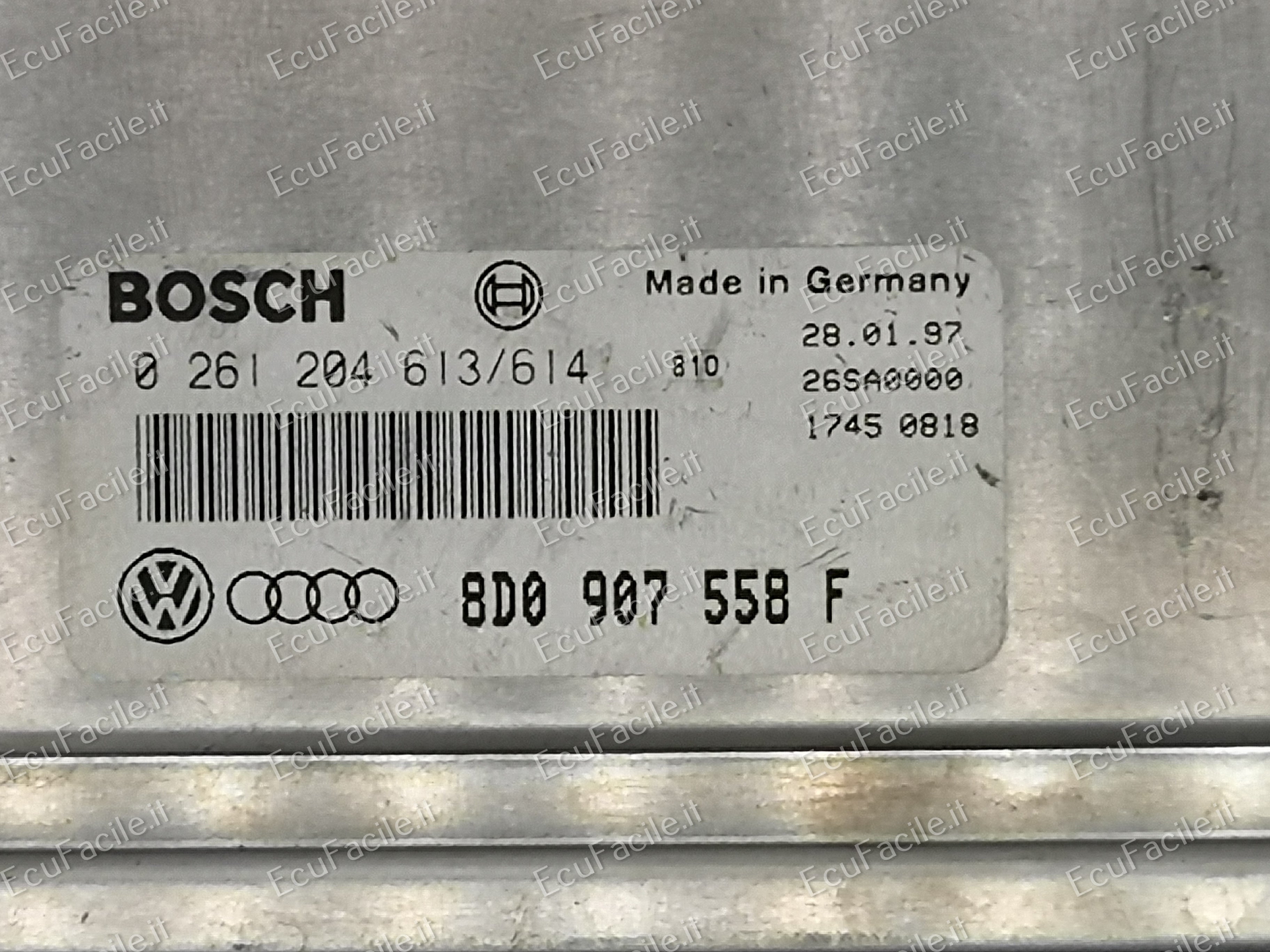 ECU VW PASSAT1.8 0261204613 /614 M3.8.2 8D0907558F