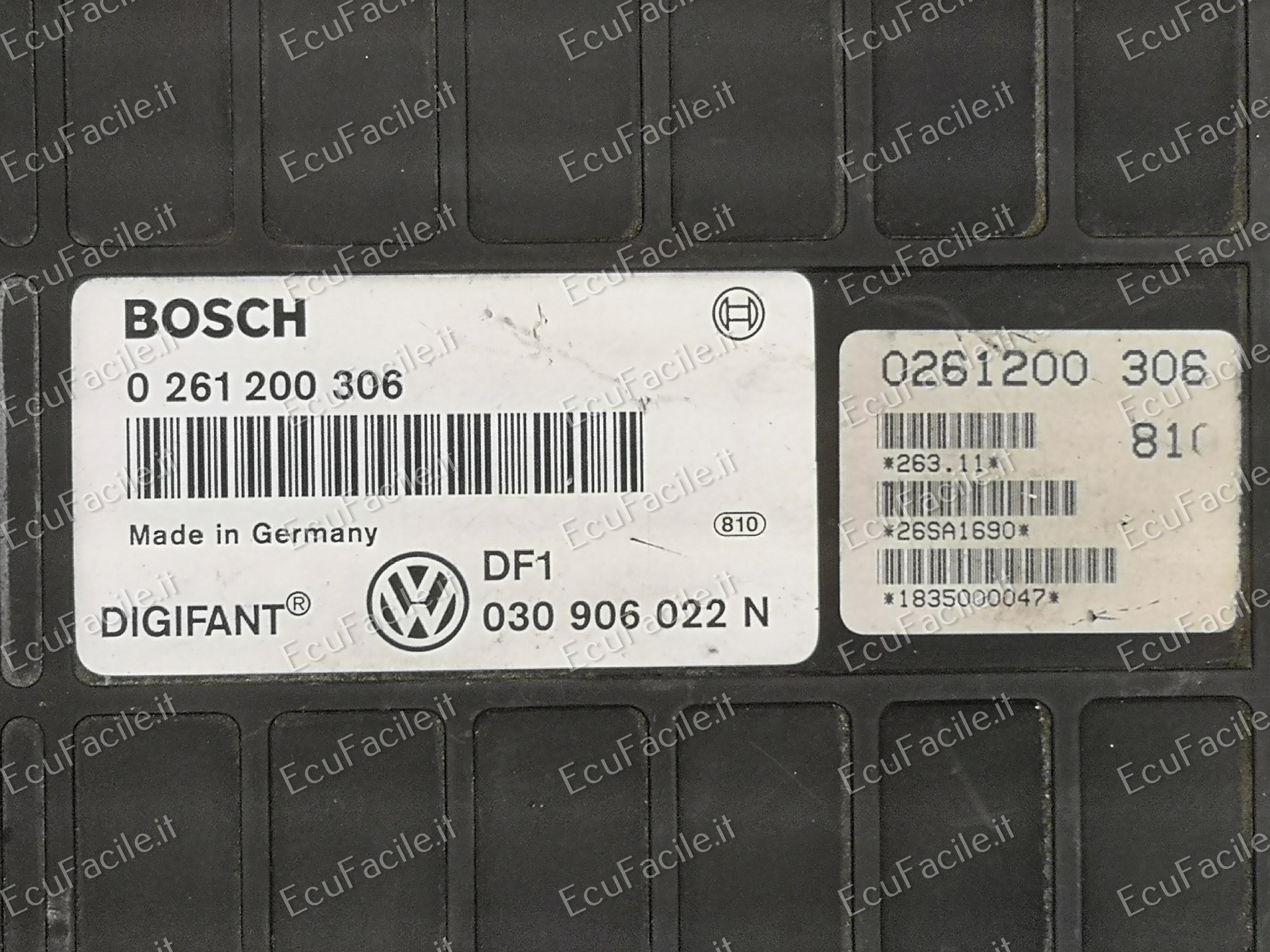 Centralina Motore ECU Volkswagen Polo 1.3 (1992) – Bosch Digifant 0261200306 / 030906022N