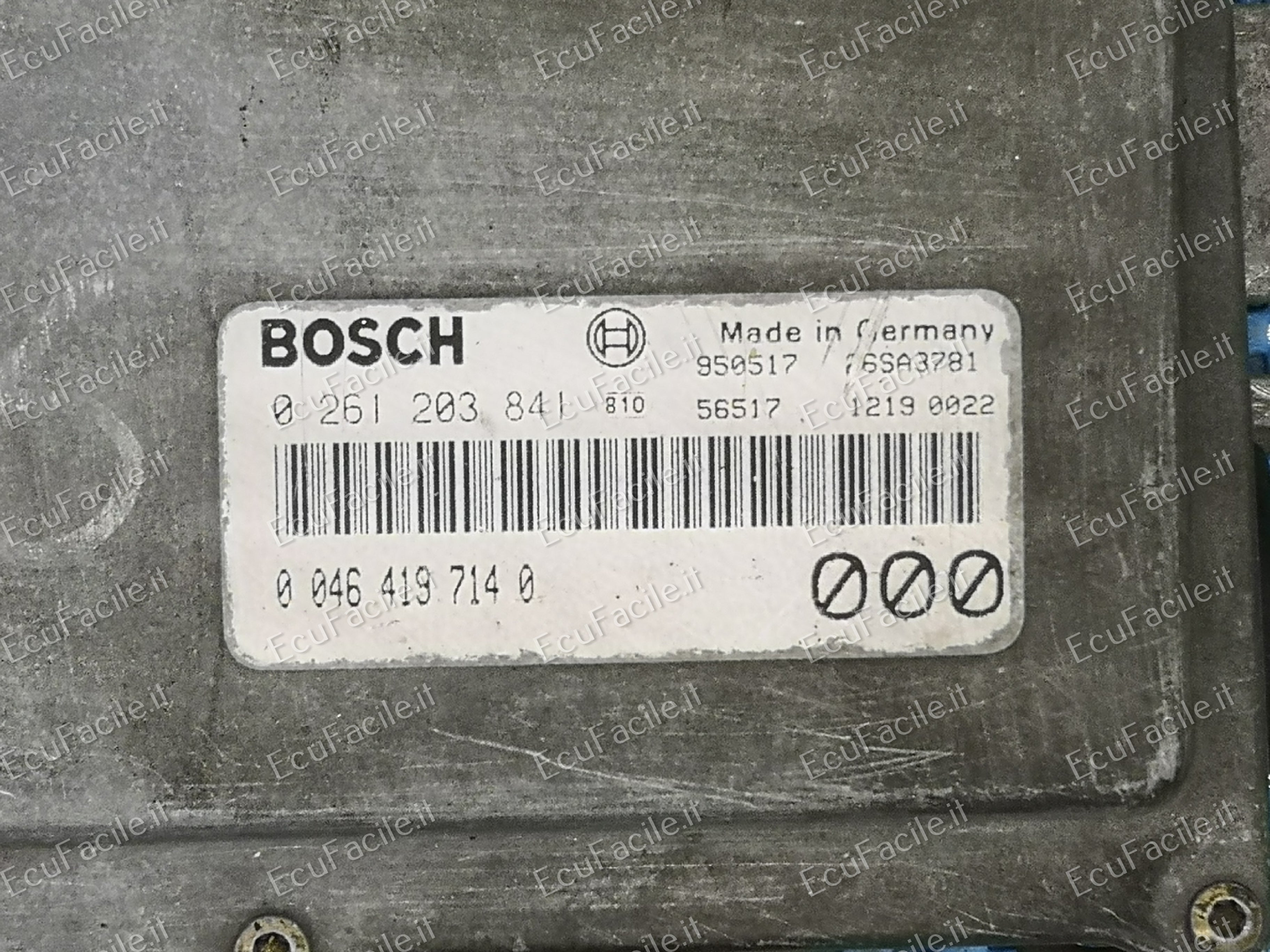 ECU CENTRALINA FIAT PUNTO 1.4 GT BOSCH 0261203841 0464197140