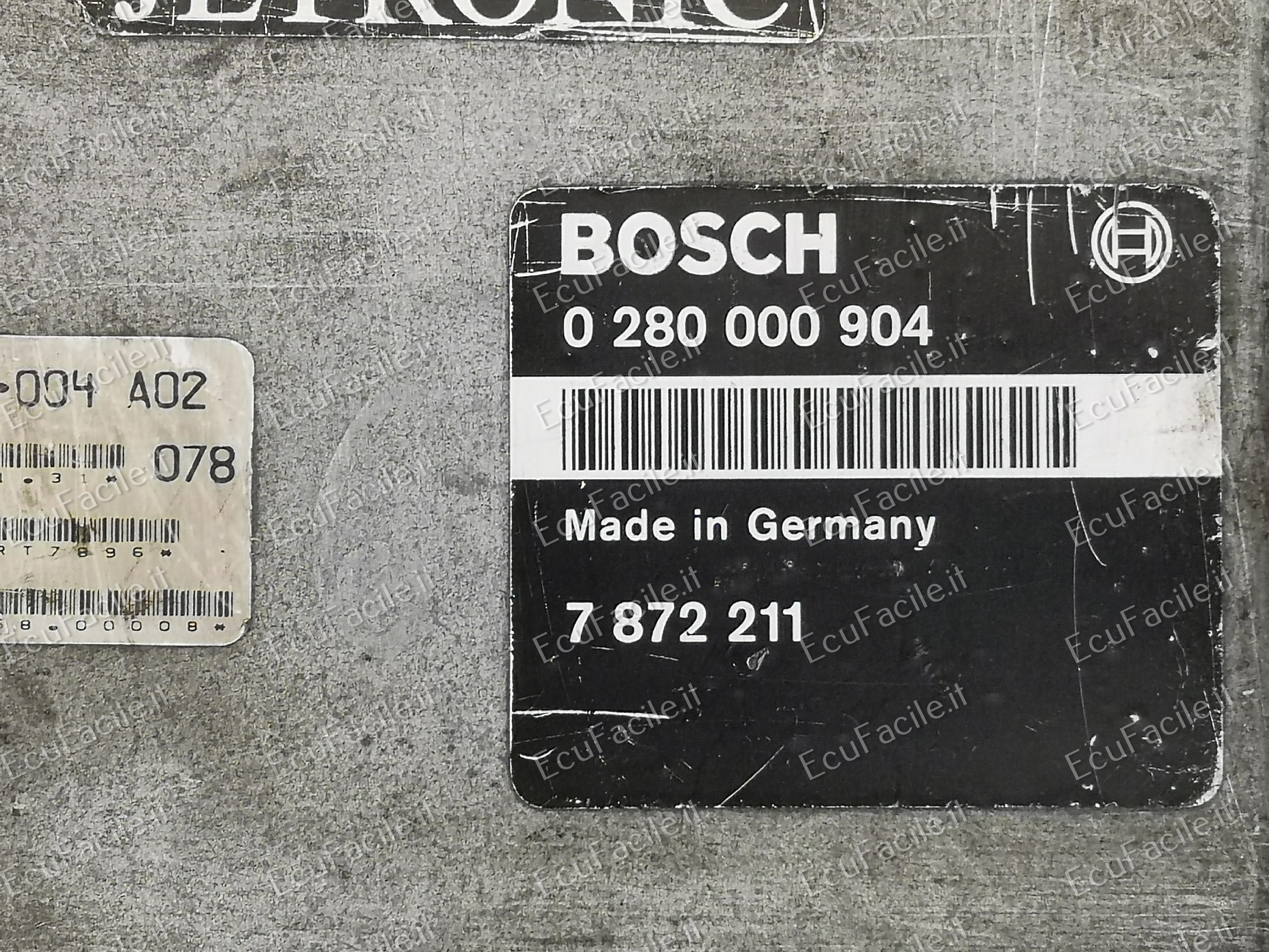 Ecu centralina saab 9000 2.0 turbo jetronic 0280000904 7872211