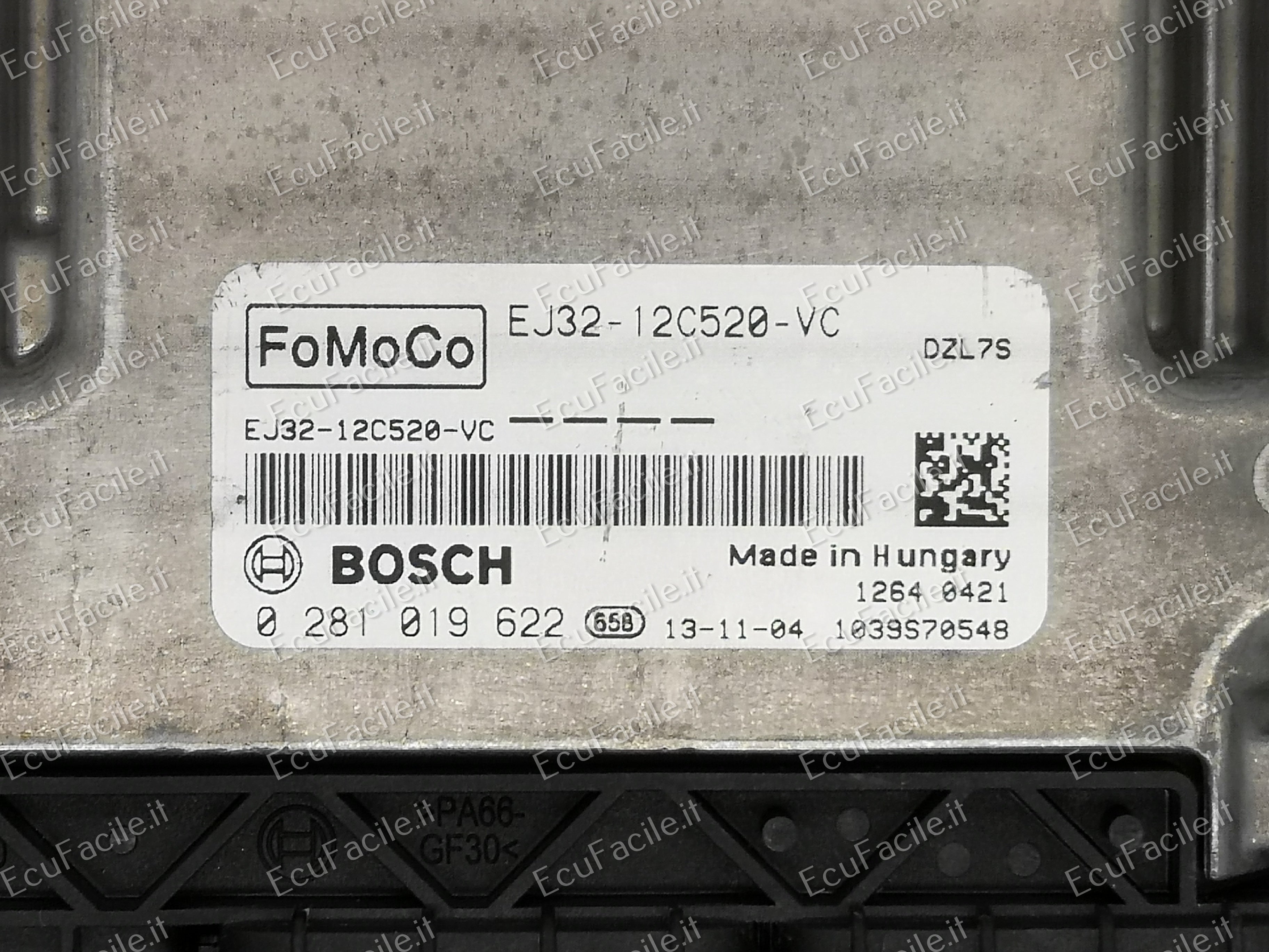 ECU RANGE ROVER EVOQUE 2179CC 0281019622 EJ32-J2C520-VC