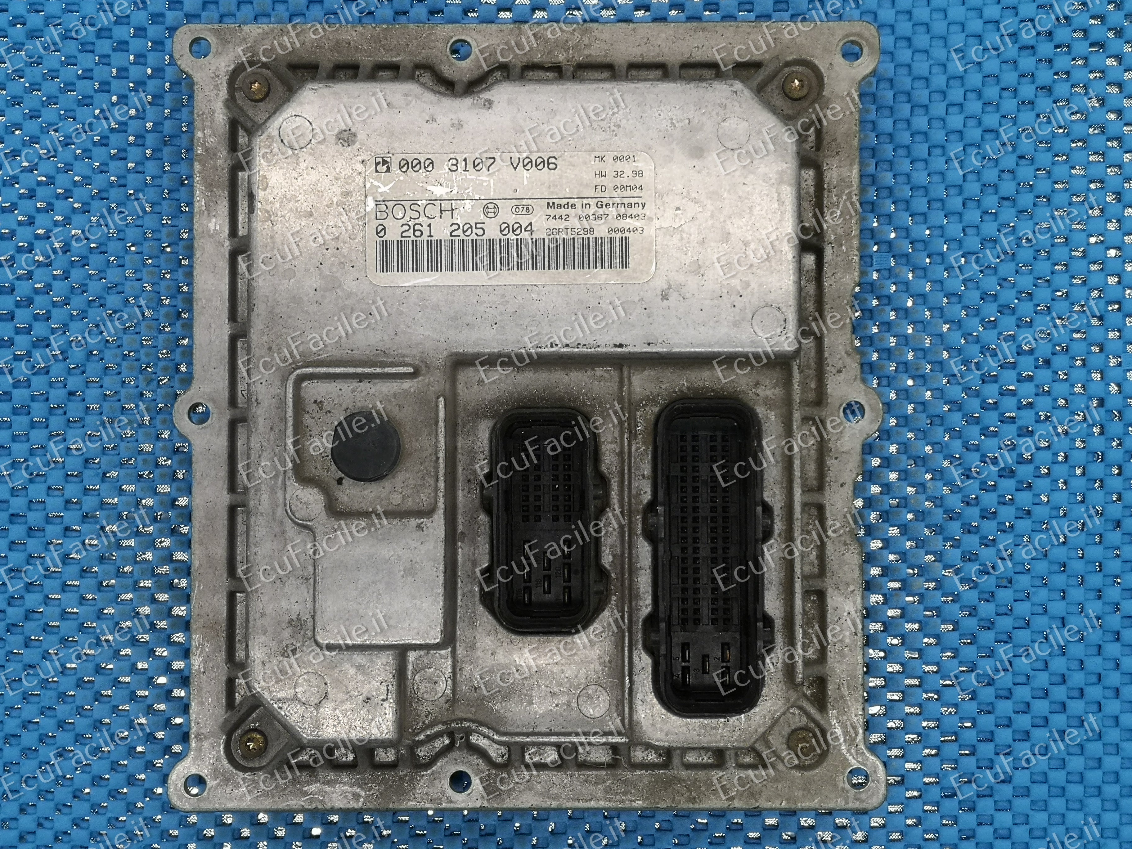 ECU SMART FORTWO 0.6 BOSCH 0261205004 0003107V006 600BZ
