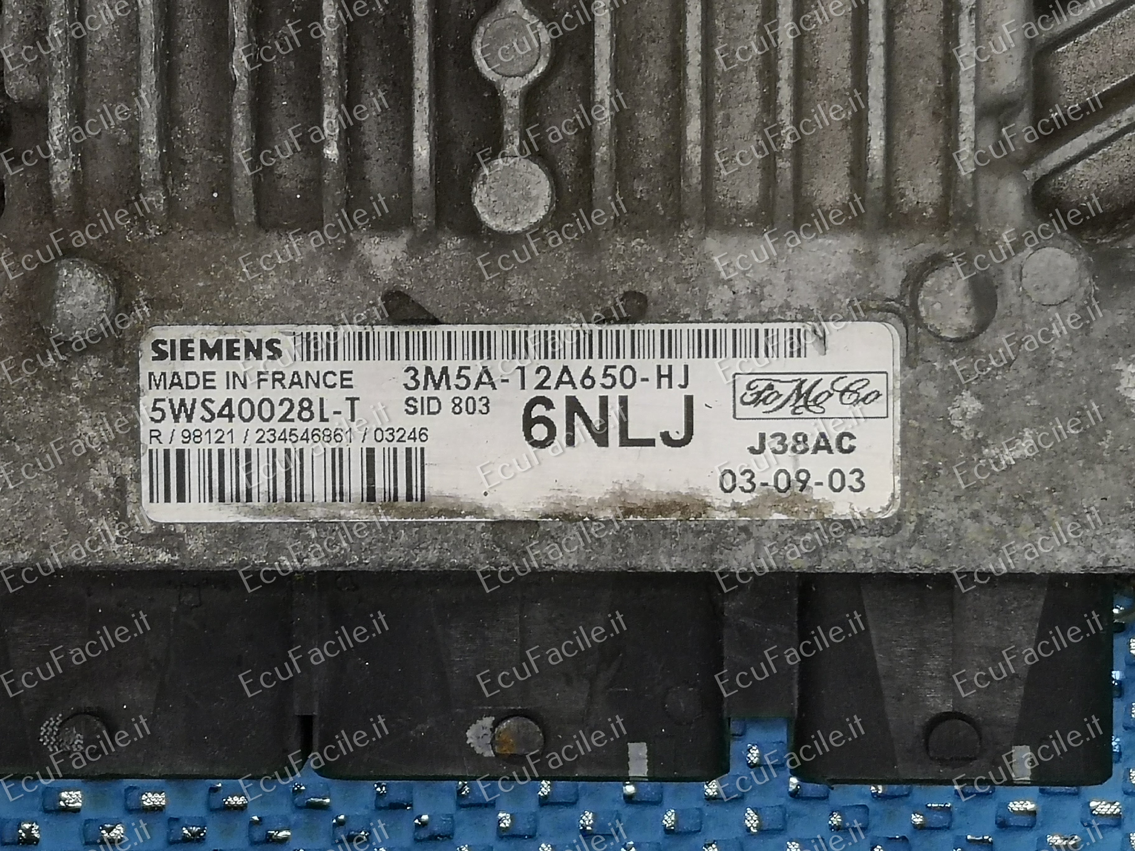 Ecu ford focus c max 2.0 5ws40028l-t 3M5A-12A650-HJ 6nlj sid803