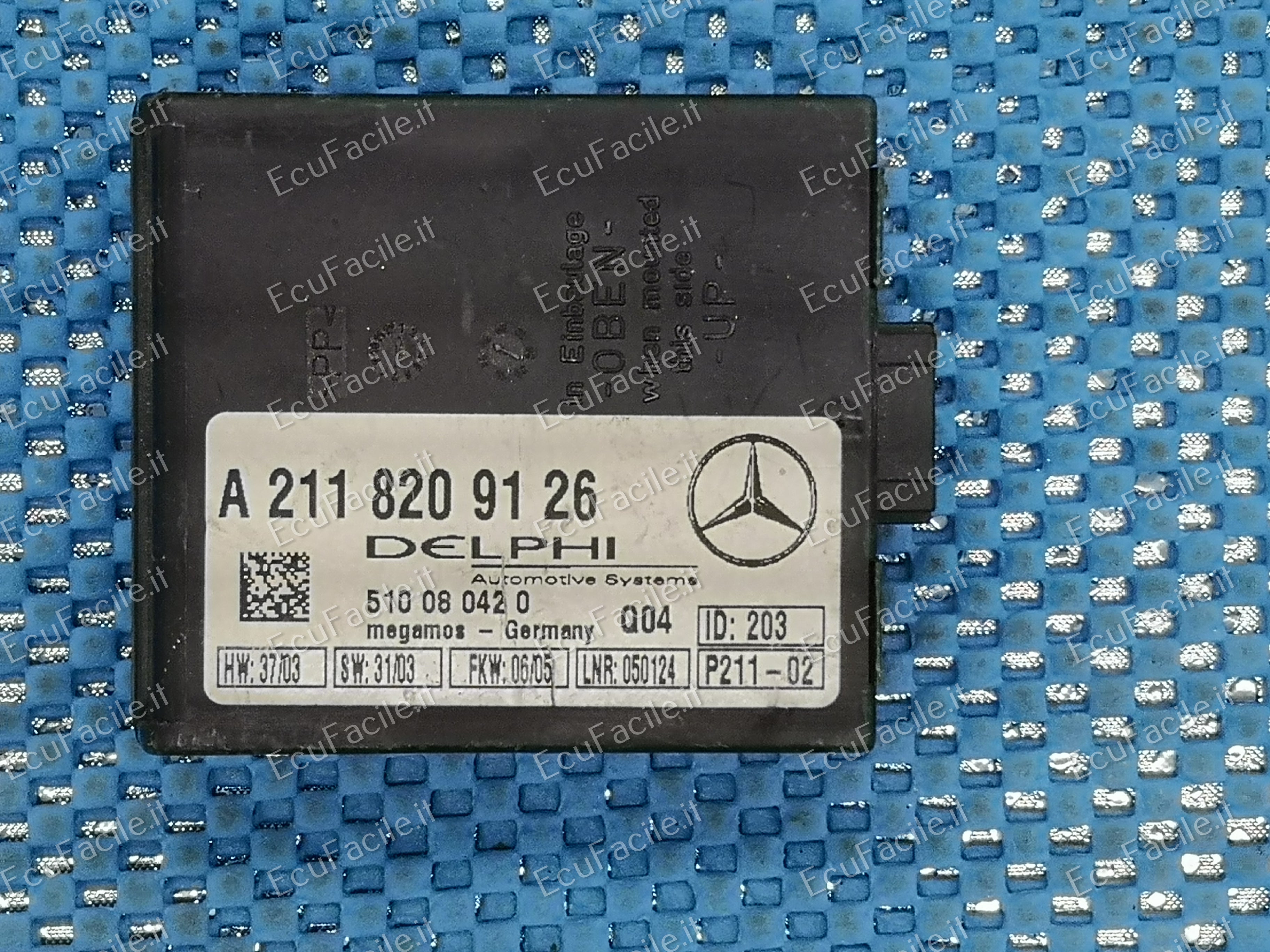 MODULO ALLARME MERCEDES S 320 W220 3.2 A2118209126 510080420