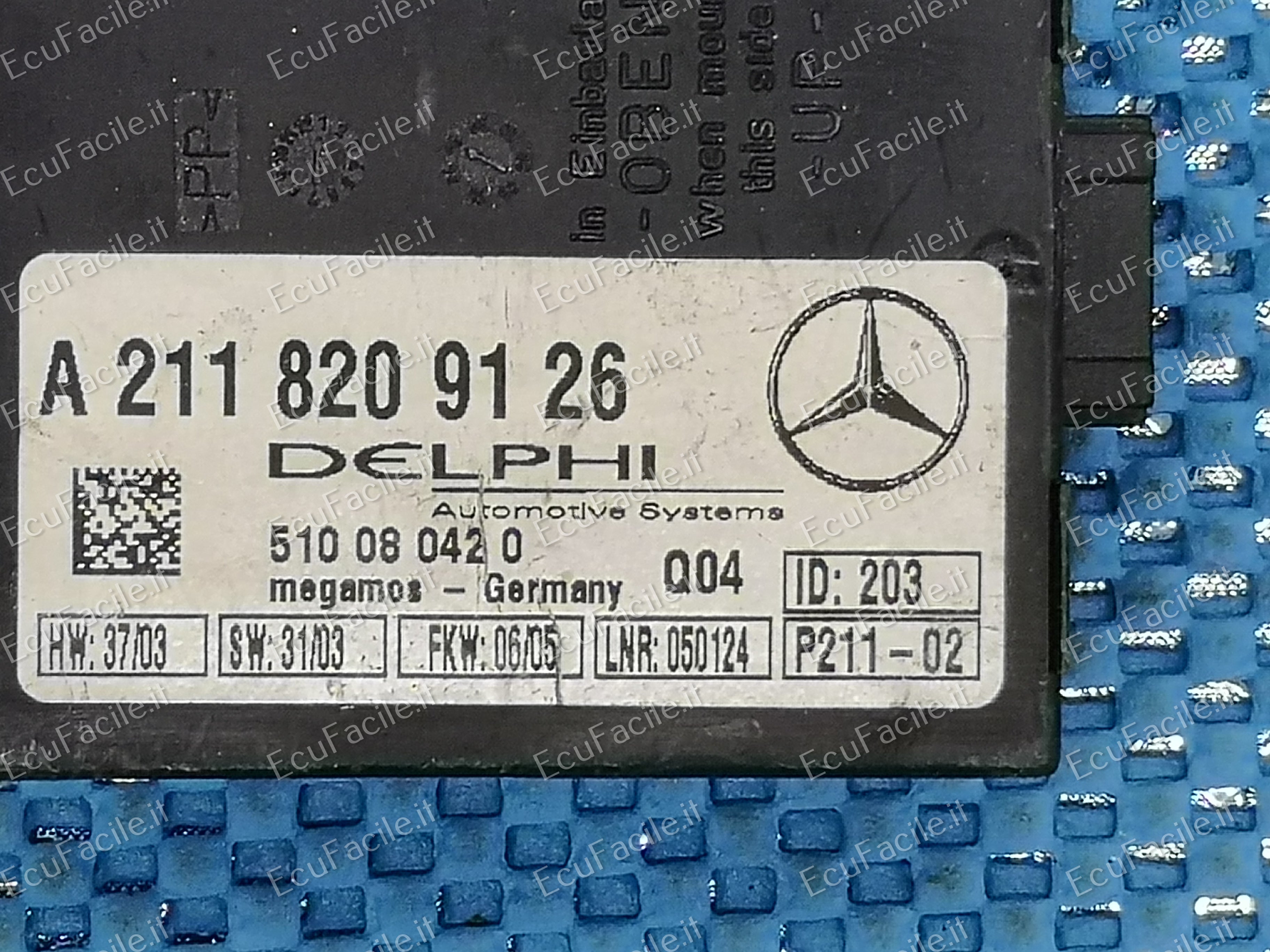 MODULO ALLARME MERCEDES S 320 W220 3.2 A2118209126 510080420