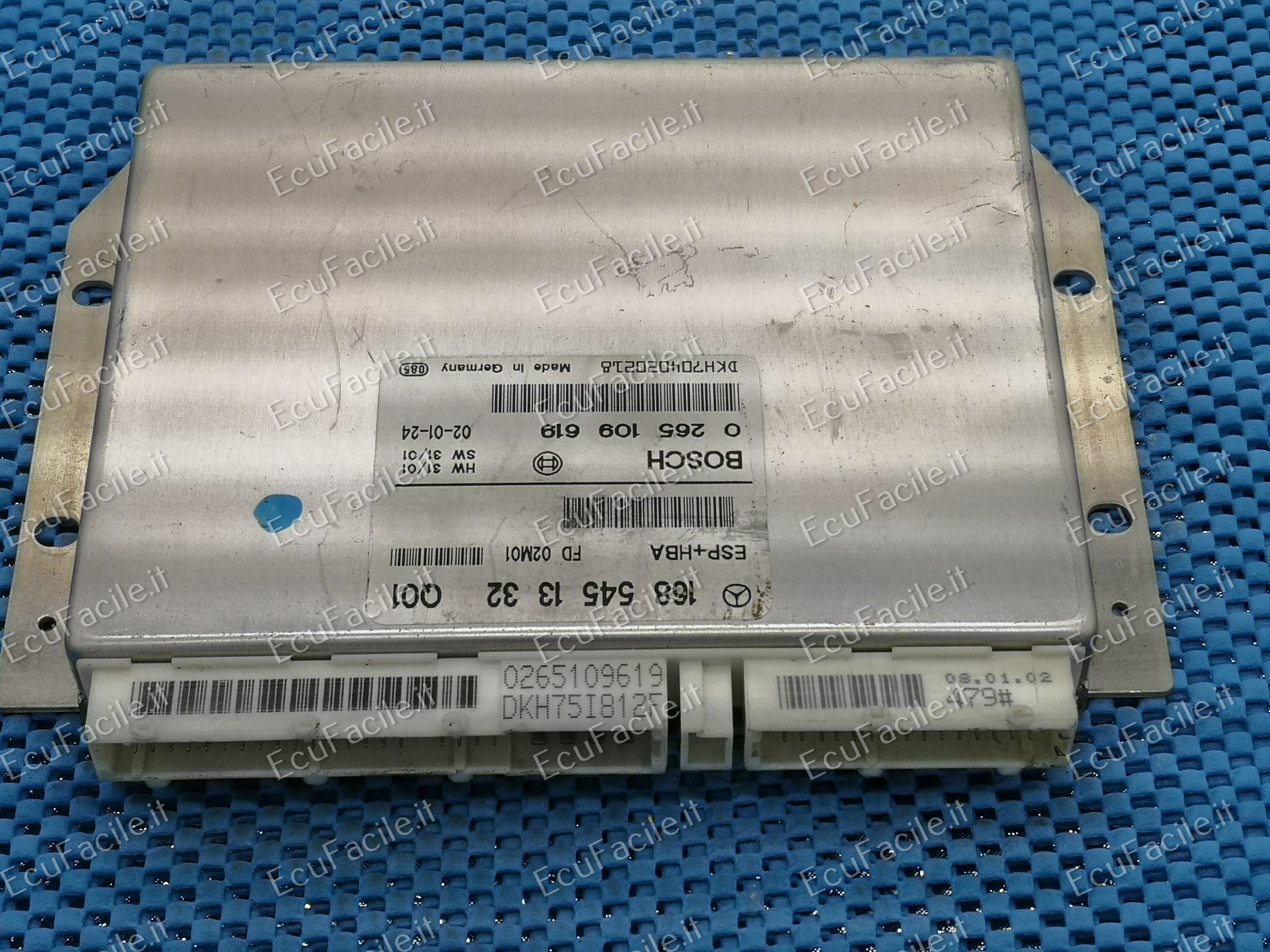 ECU MERCEDES CL A 170 CDI W168 70KW ESP 1685451332Q01 0265109619