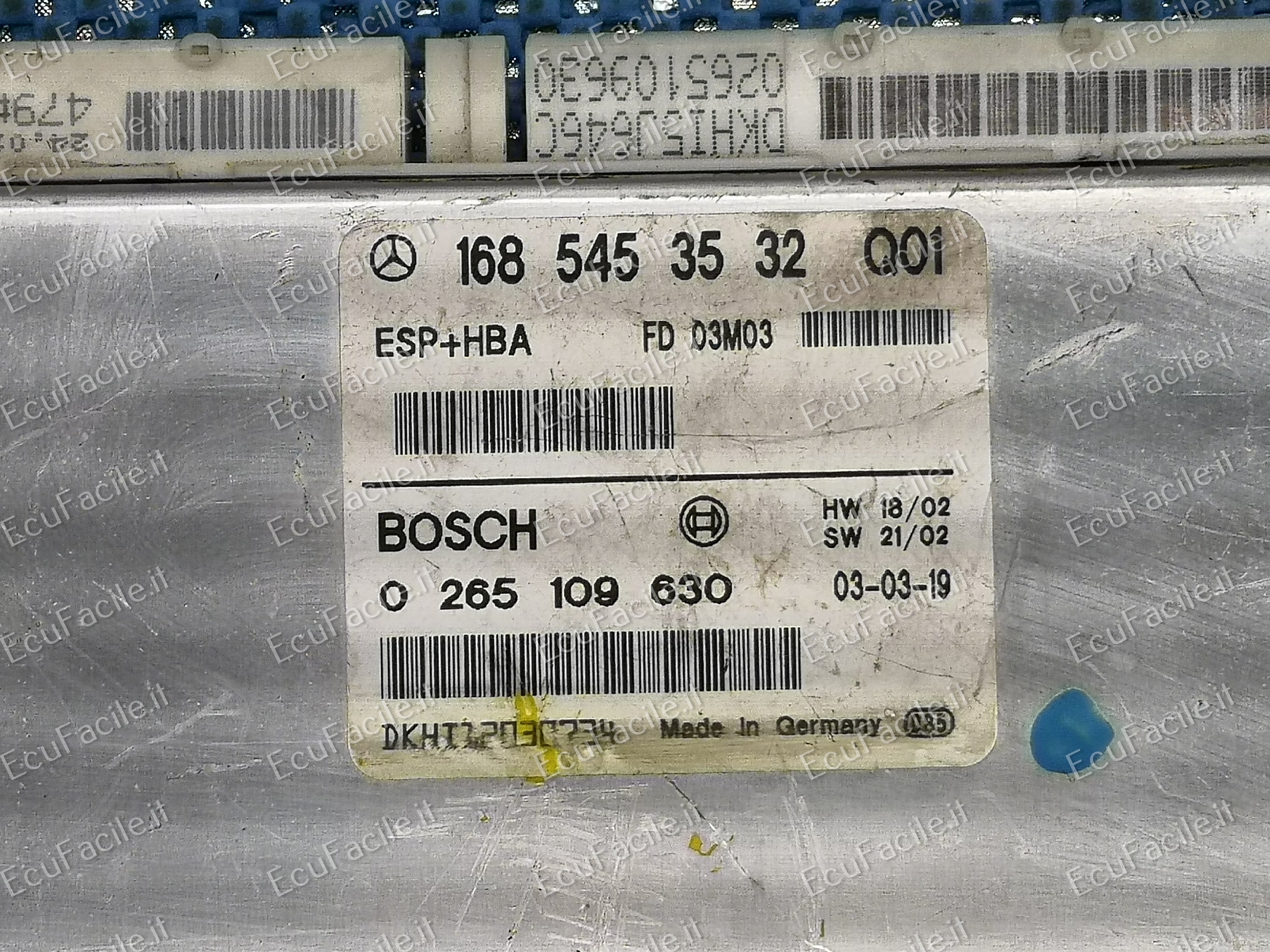 ECU MERCEDES ESP HBA 0265109630 1685453532 Q01