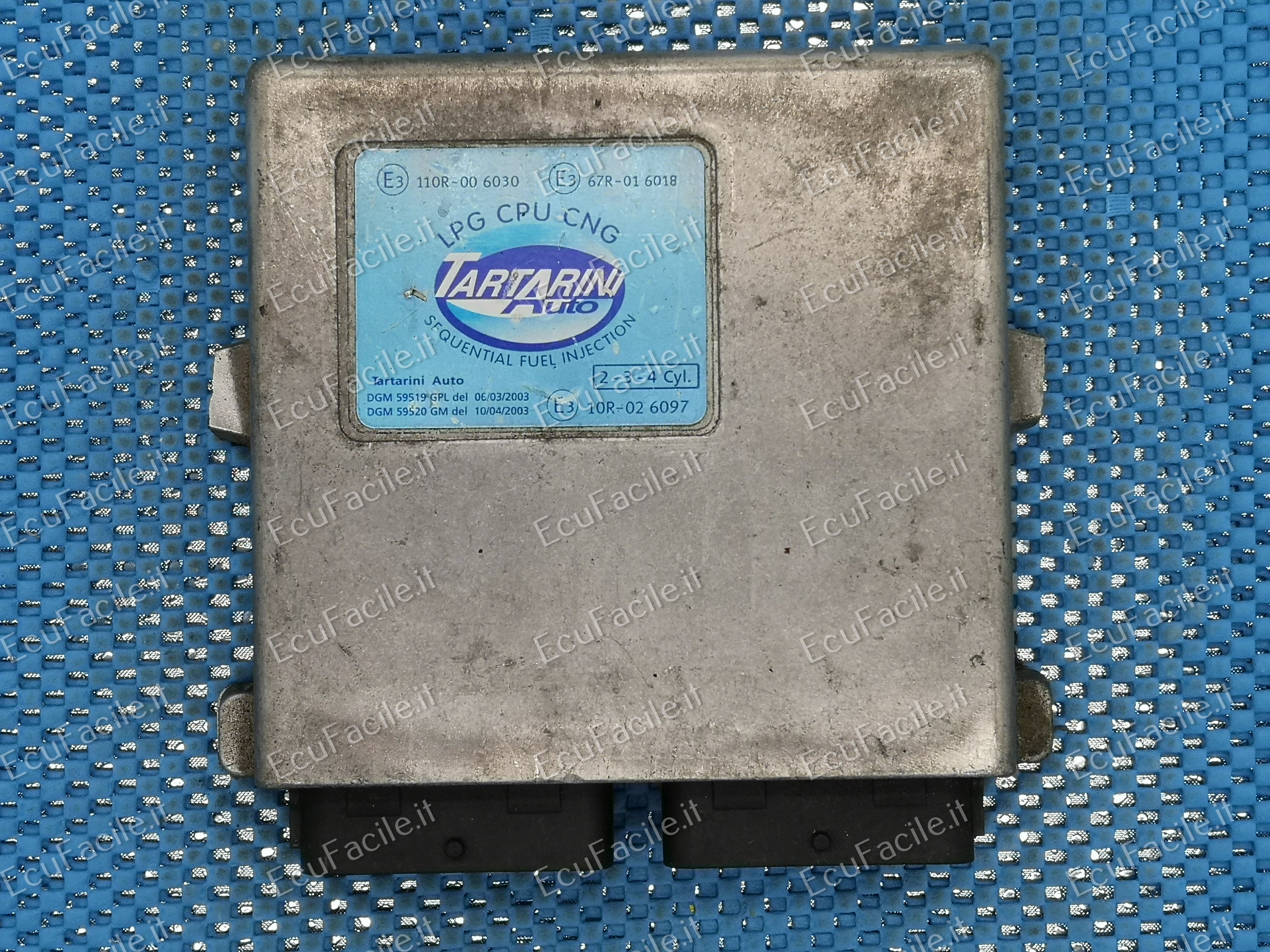 Ecu centralina lpg cpu cng tartarini gas dgm59519gpl dgm59520gm