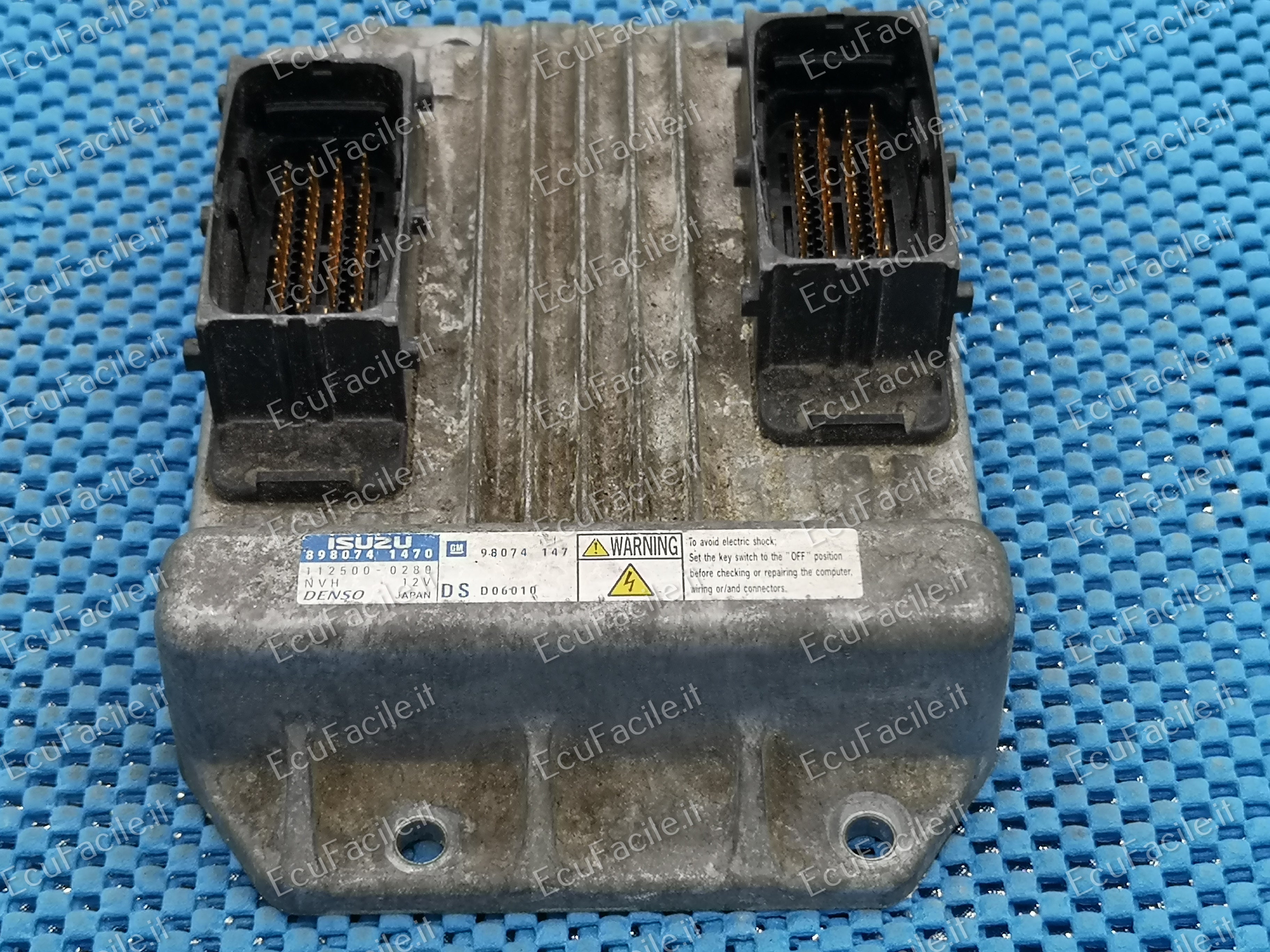 ECU CORSA COMBO MERIVA IZUZU 1.7 8980741470 98074147 1125000280