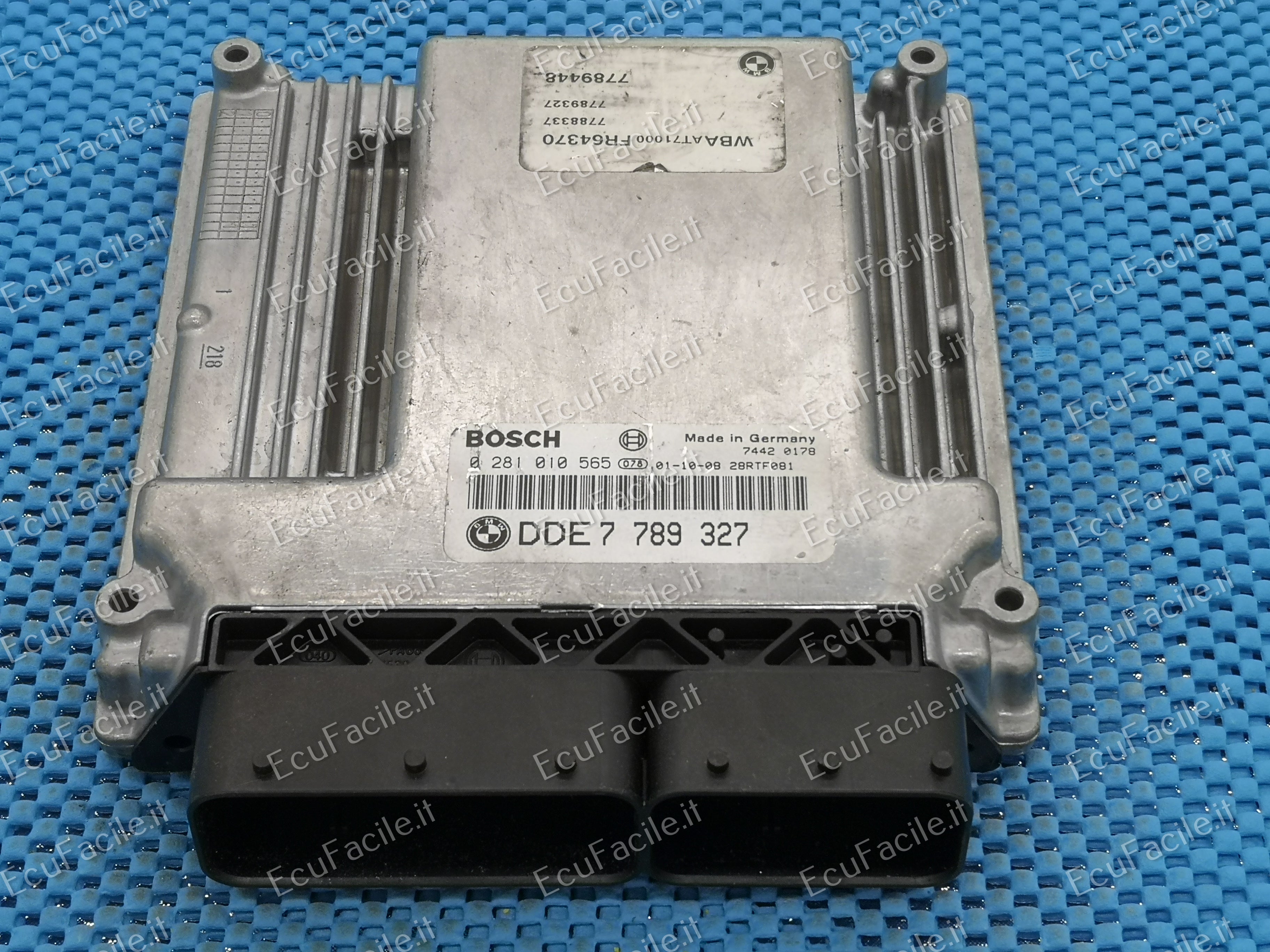 ECU BMW E46 320D 0281010565 EDC 16C1-3.1 DDE 7789572 DDE7789327