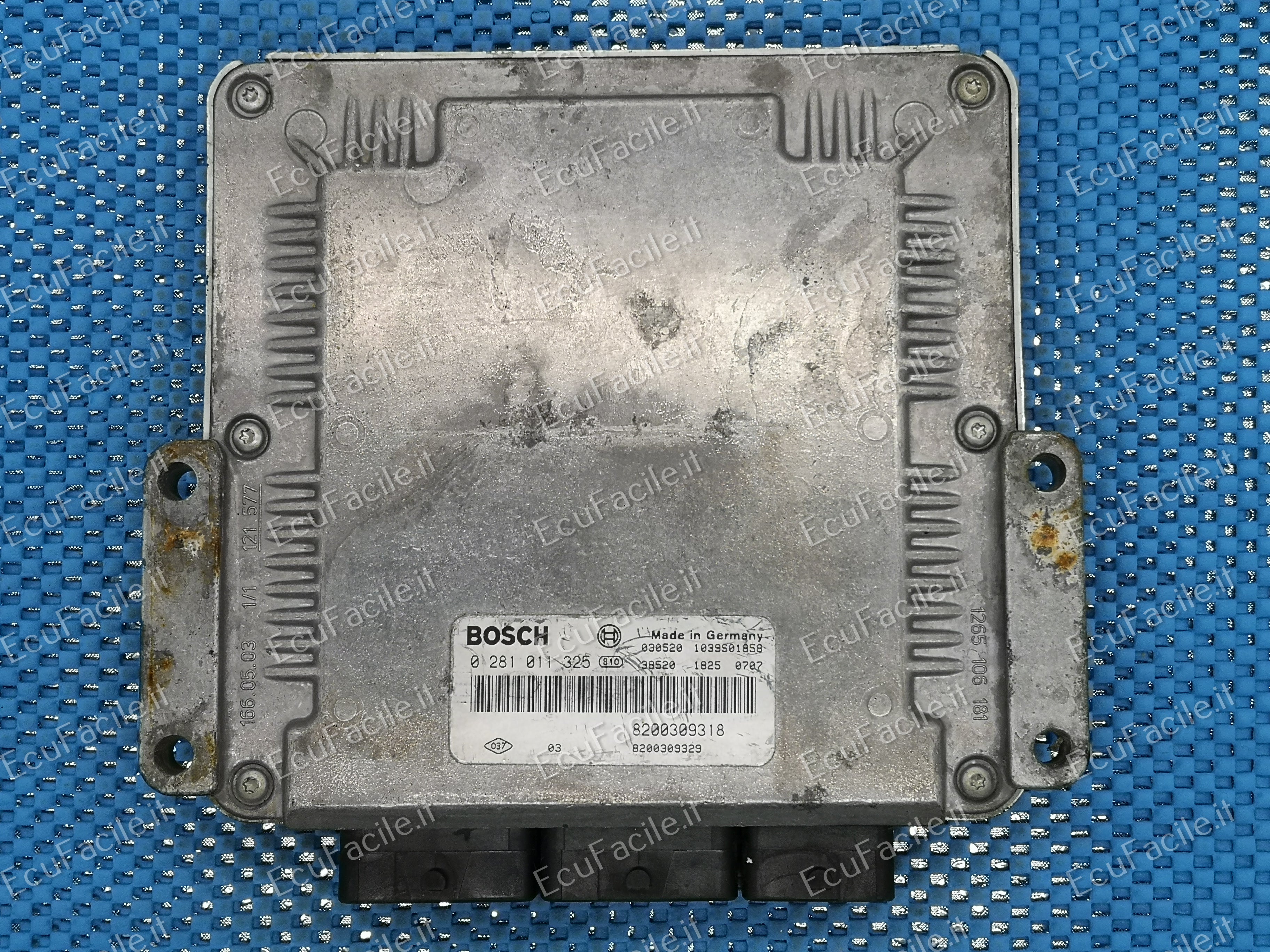 ECU RENAULT ESPACE 2.2 DCI 0281011325 8200309318 8200309329 EDC15C3-4.2
