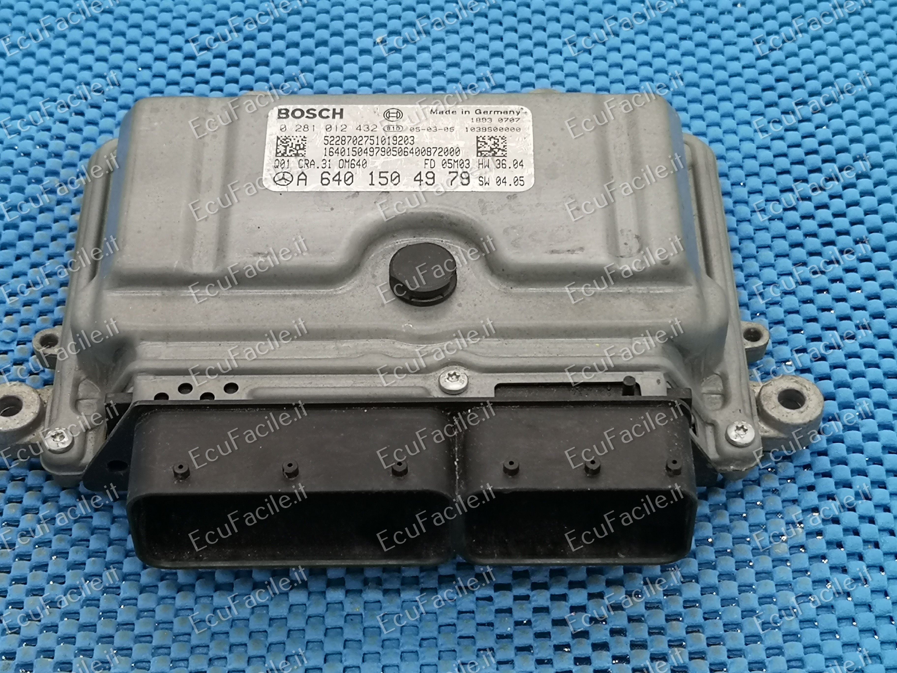 ECU MERCEDES A6401504979 6401504979 BOSCH 0281012432 EDC16C32-4.31