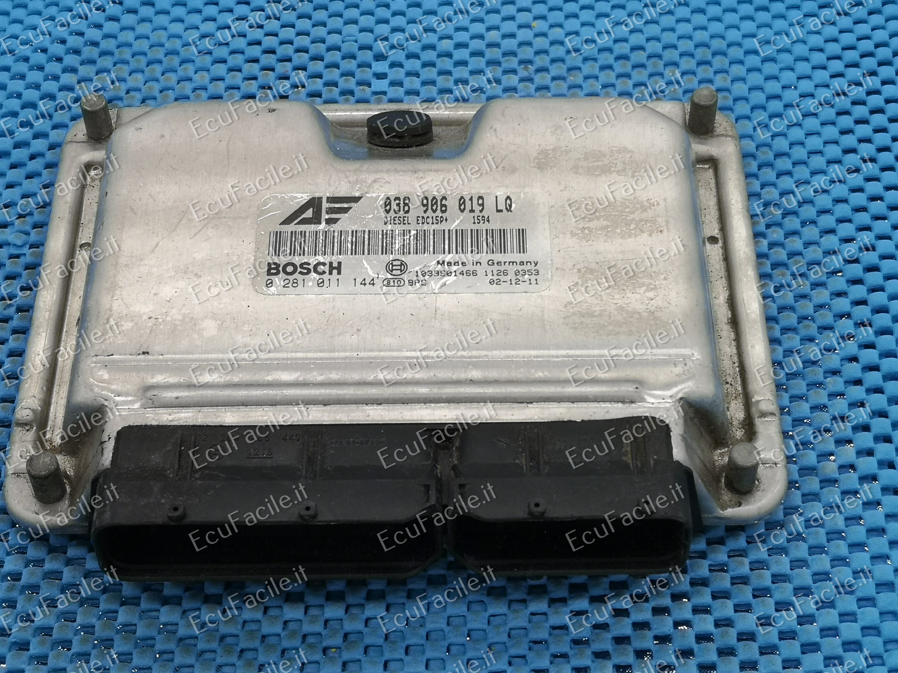 Sharan seat alhambra 1.9 tdi 038906019lq bosch 0281011144 EDC15P+