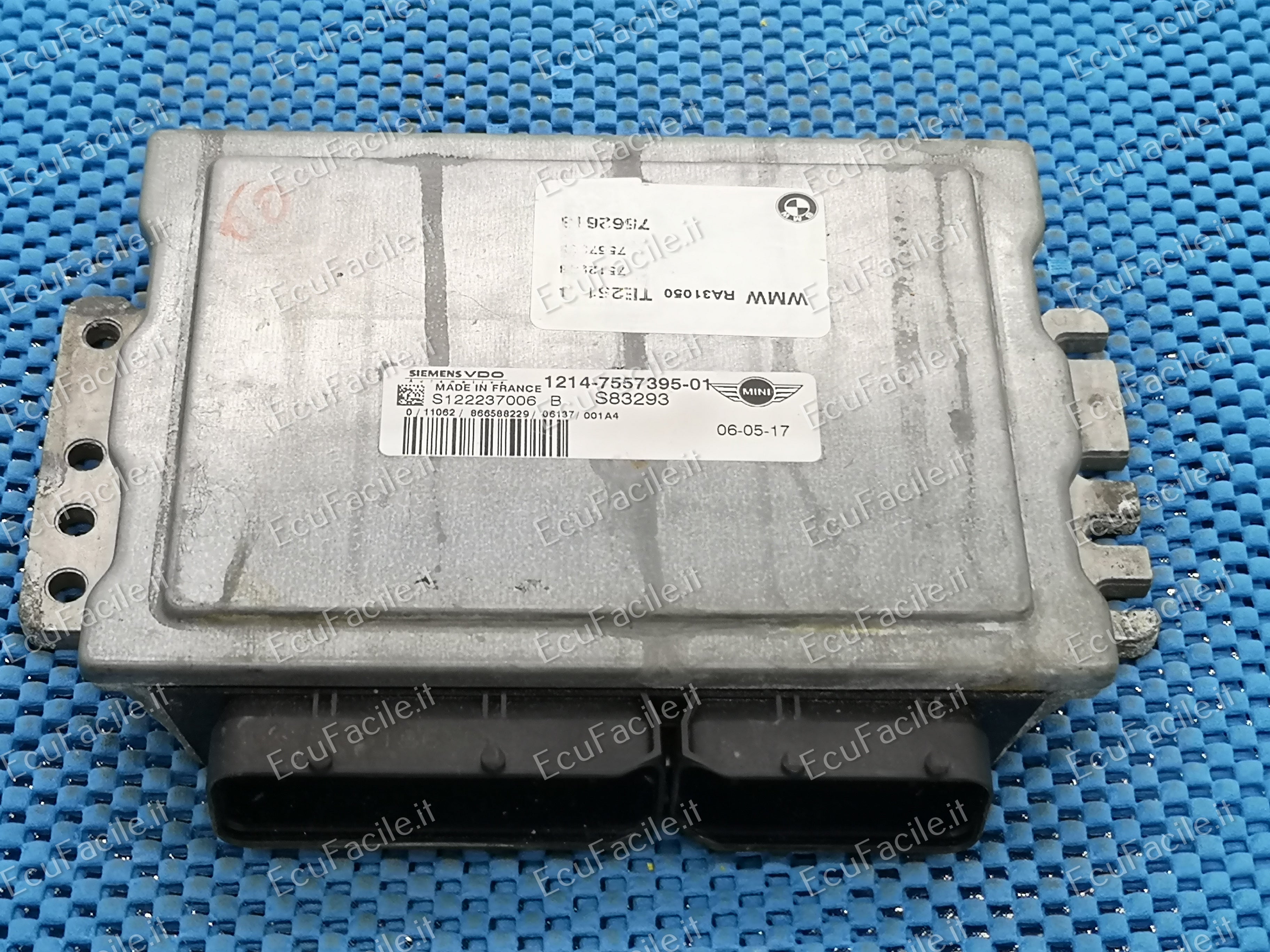 ECU CENTRALINA BMW Mini Cooper 1.6 S122237006B 1214-7557395-01