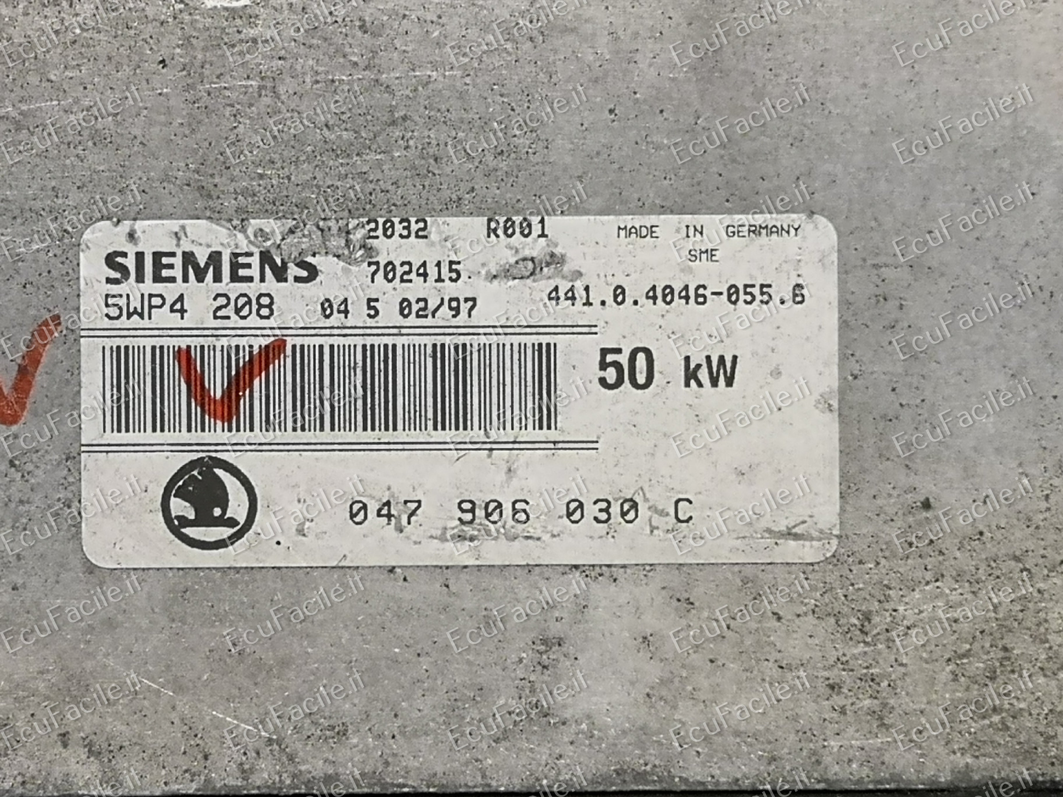 Ecu centralina skoda felicia 047906030b 5wp4248 40 kw