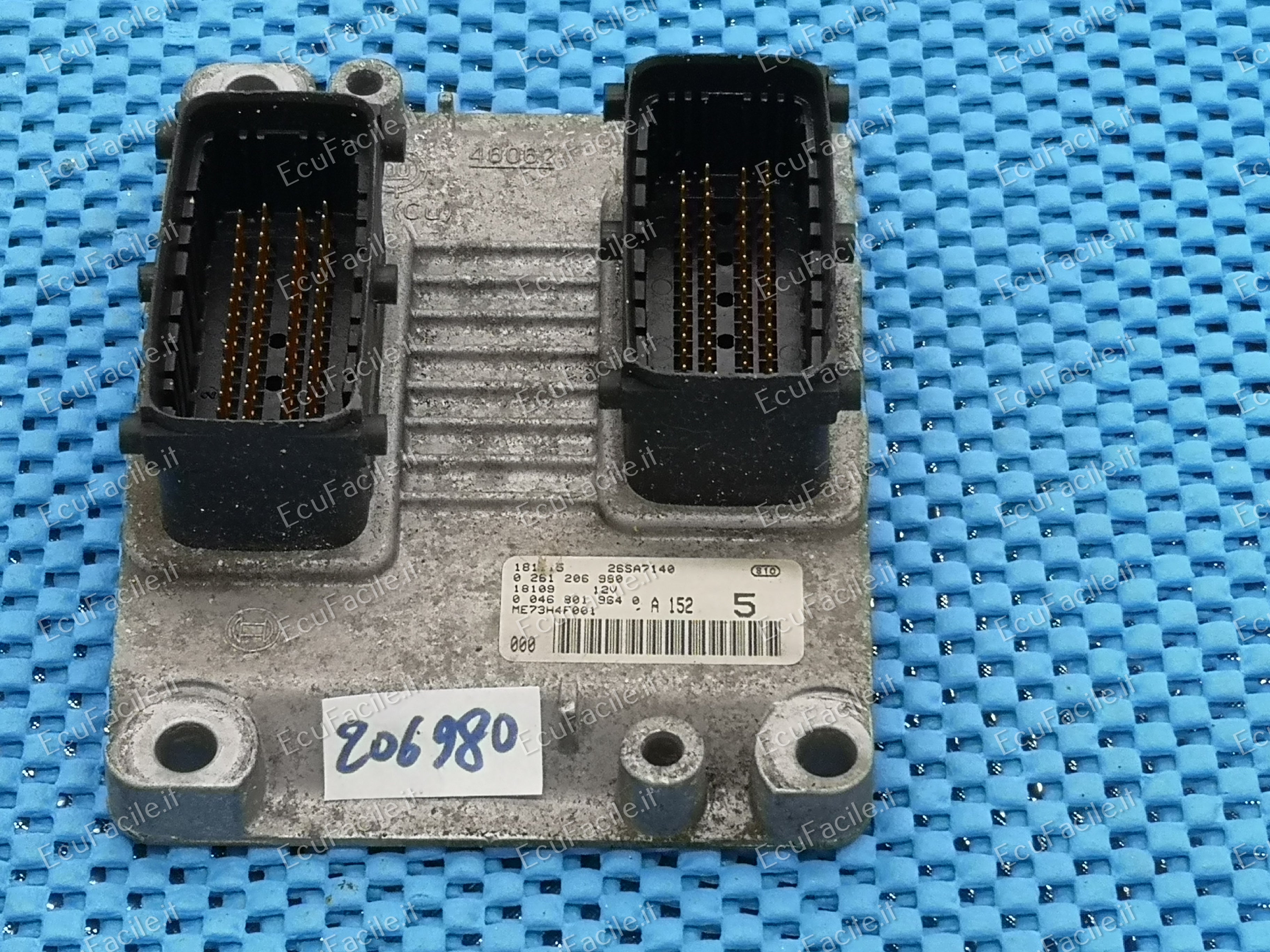 ECU FIAT PUNTO ME73H4 0261206980 46801964 089116
