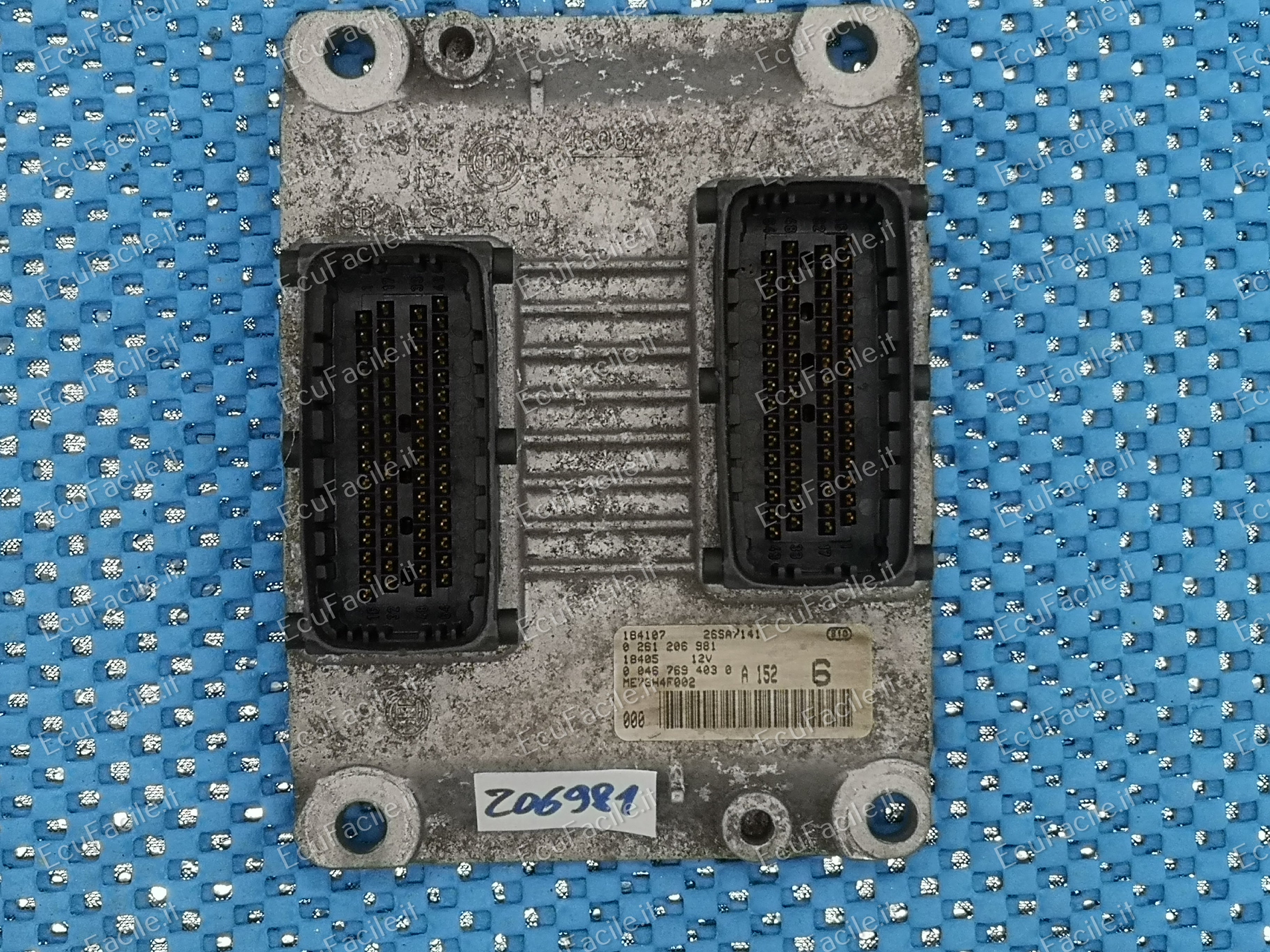 FIAT PUNTO 1.2 BOSCH 0261206981 46769403 ME73H4 F002 PRONTA