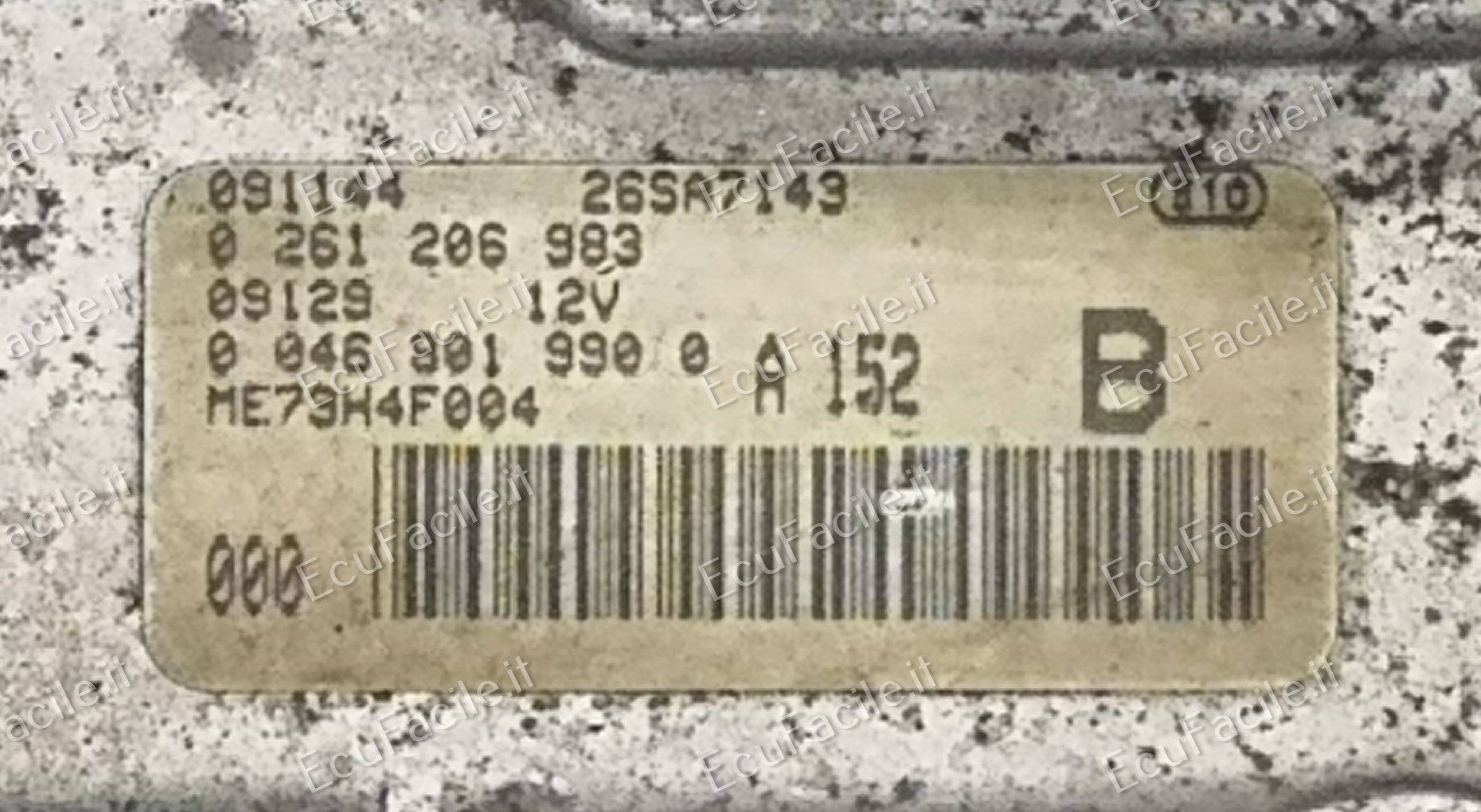 Centralina ECU Motore Fiat Brava / Bravo 1.2 16V | BOSCH 0261206983 | 188A5000 | ME7.3H4 | Vergine