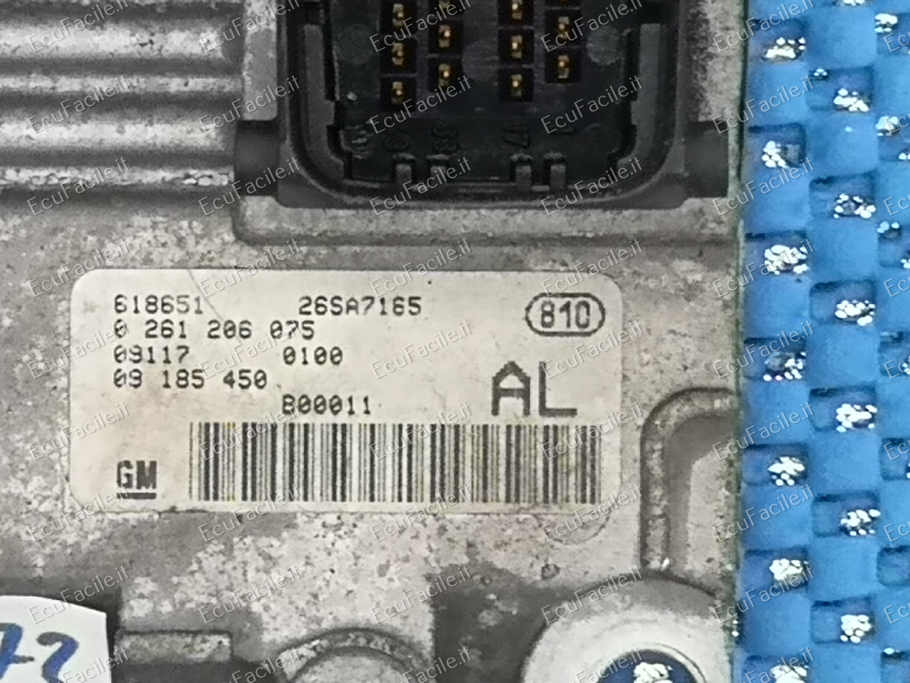 ECU OPEL CORSA C 1.0 Z10XE BOSCH 0261206072, 09115111BY