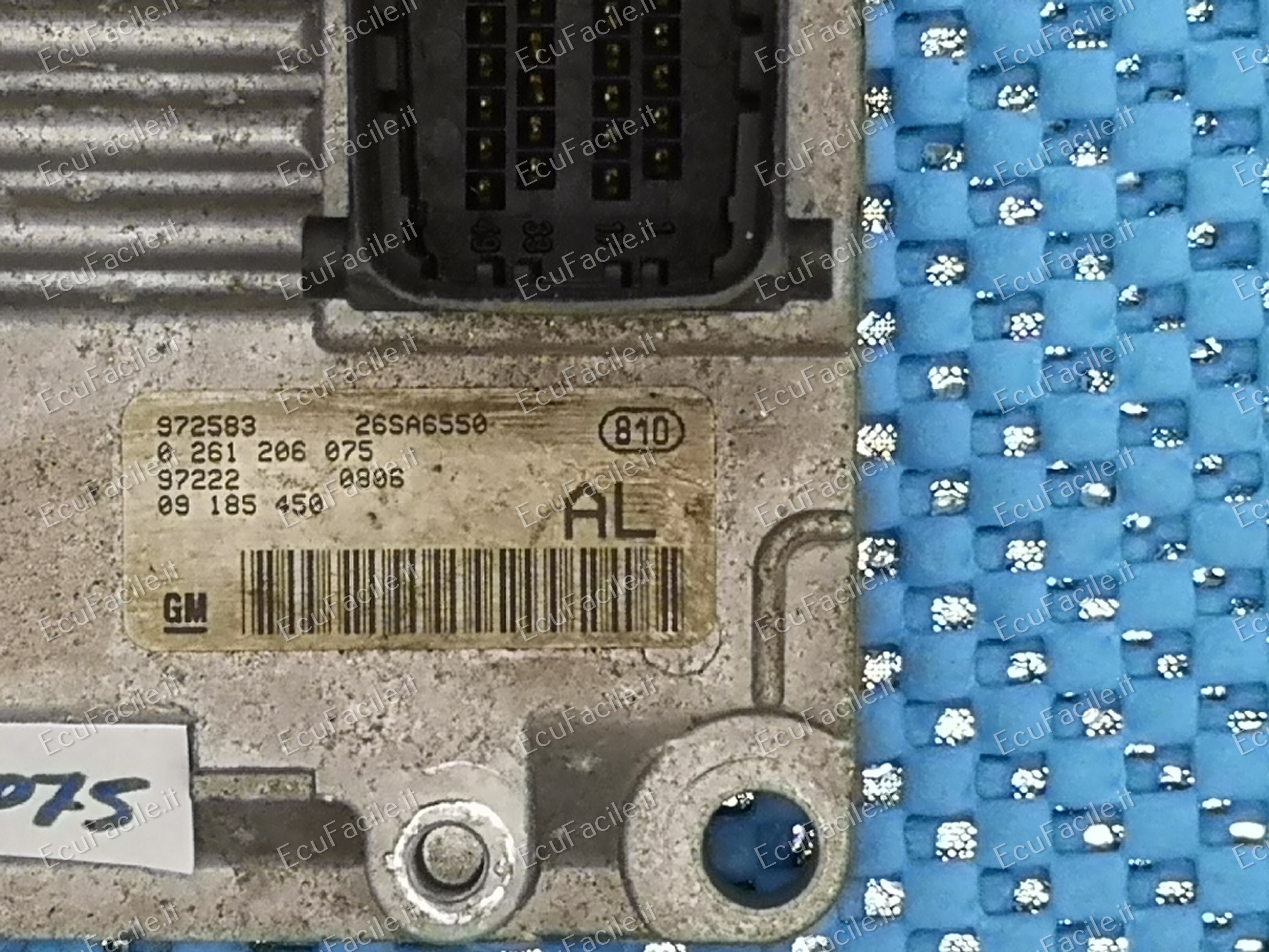 ECU CENTRALINA OPEL CORSA 1.2 12V 0261206075 09185450