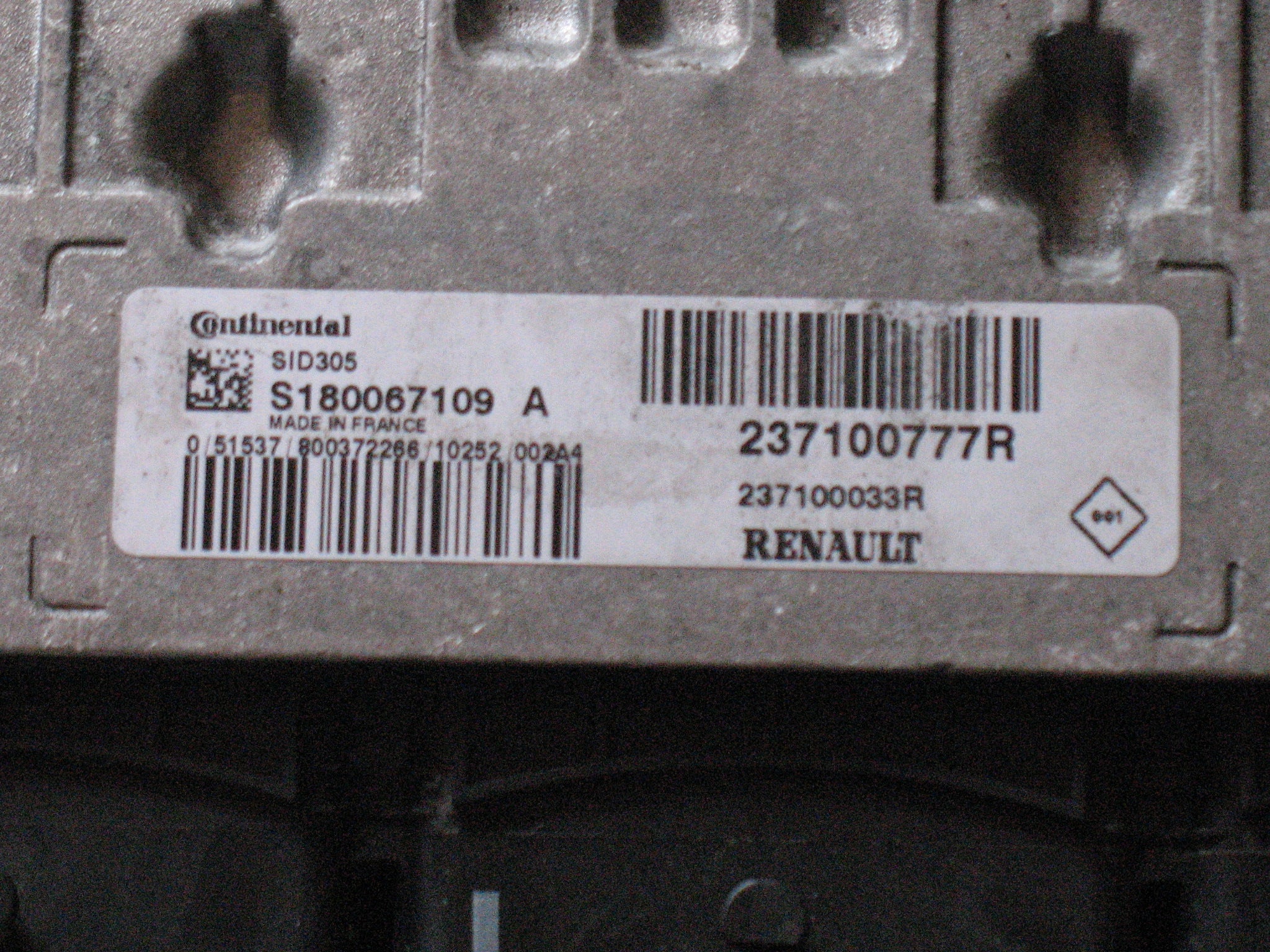 KIT ECU RENAULT MEGANE SID305 S180067109A 237100777R 284B13640R