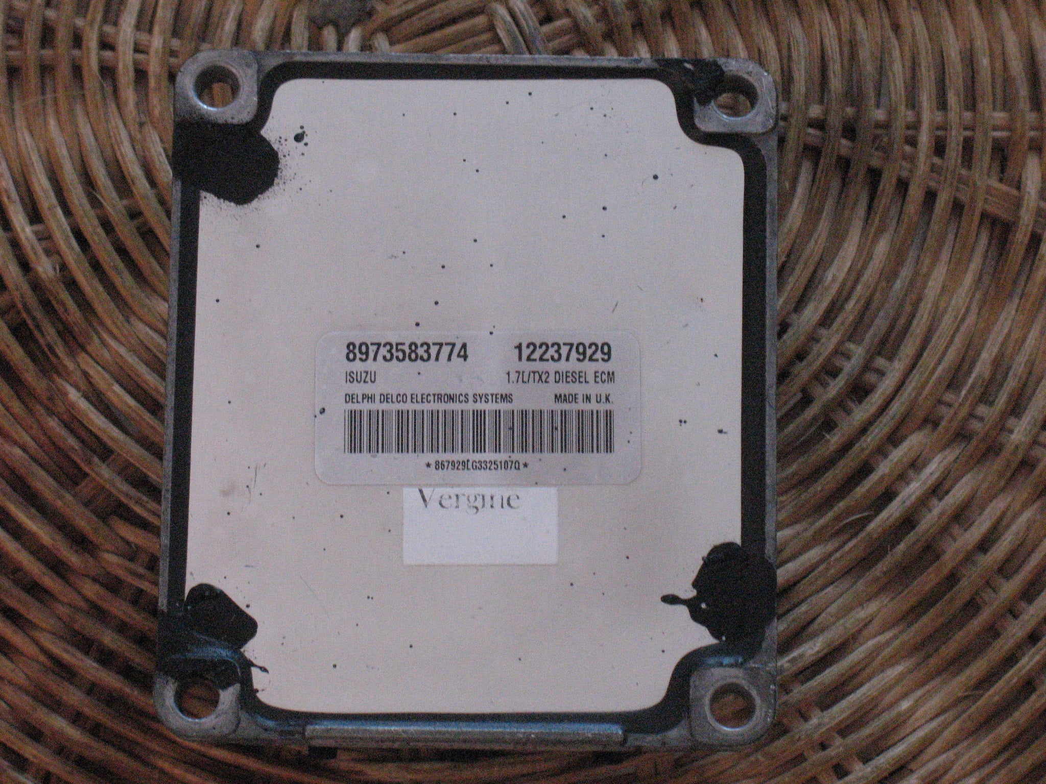 ECU OPEL Delphi Delco 12237929, ISUZU 8973583773