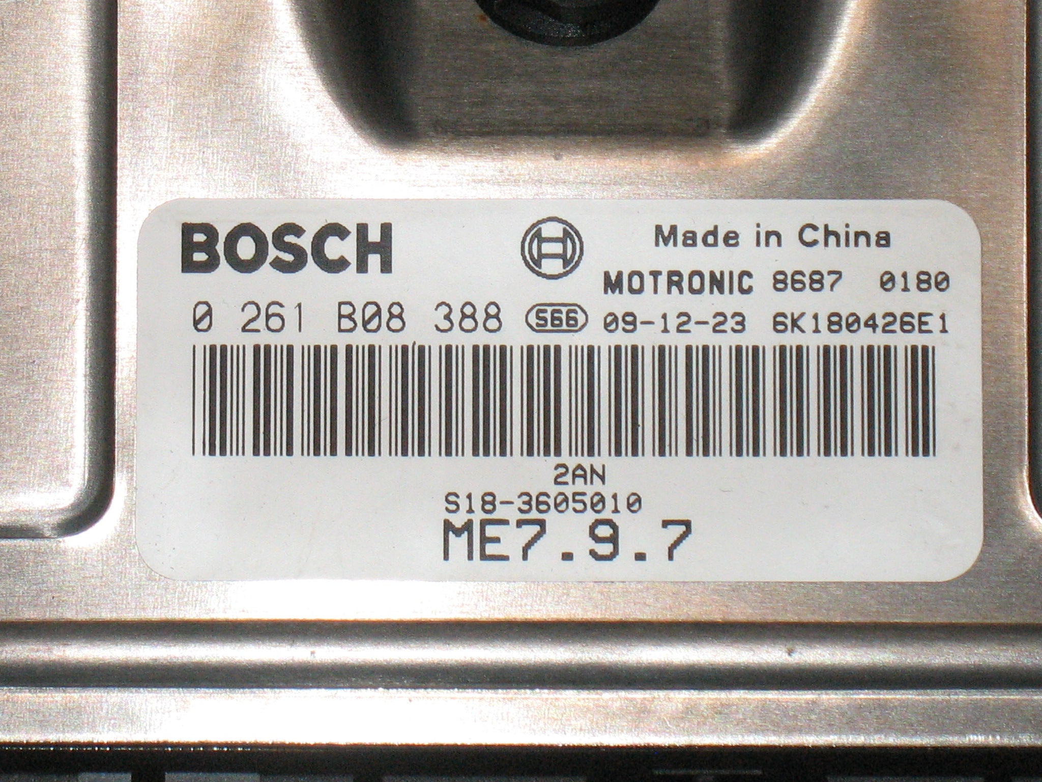 ECU: Daihatsu Sirion 1.3 0261B08388 ME7.9.7 6K180426E1