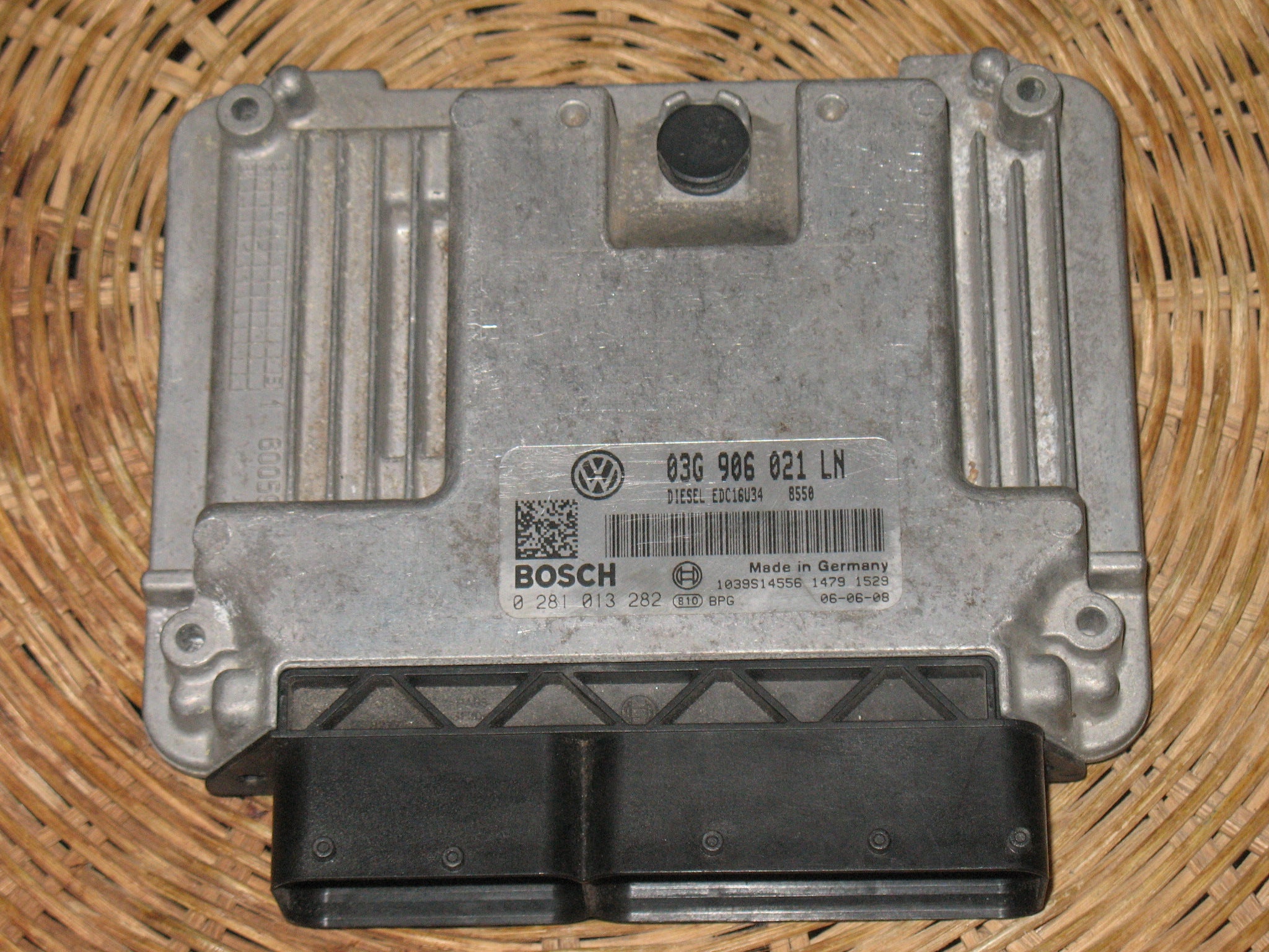 ECU SEAT ALTEA 1.9 TDI BXE 03G906021LN 0281013282 edc16u34 -3.41