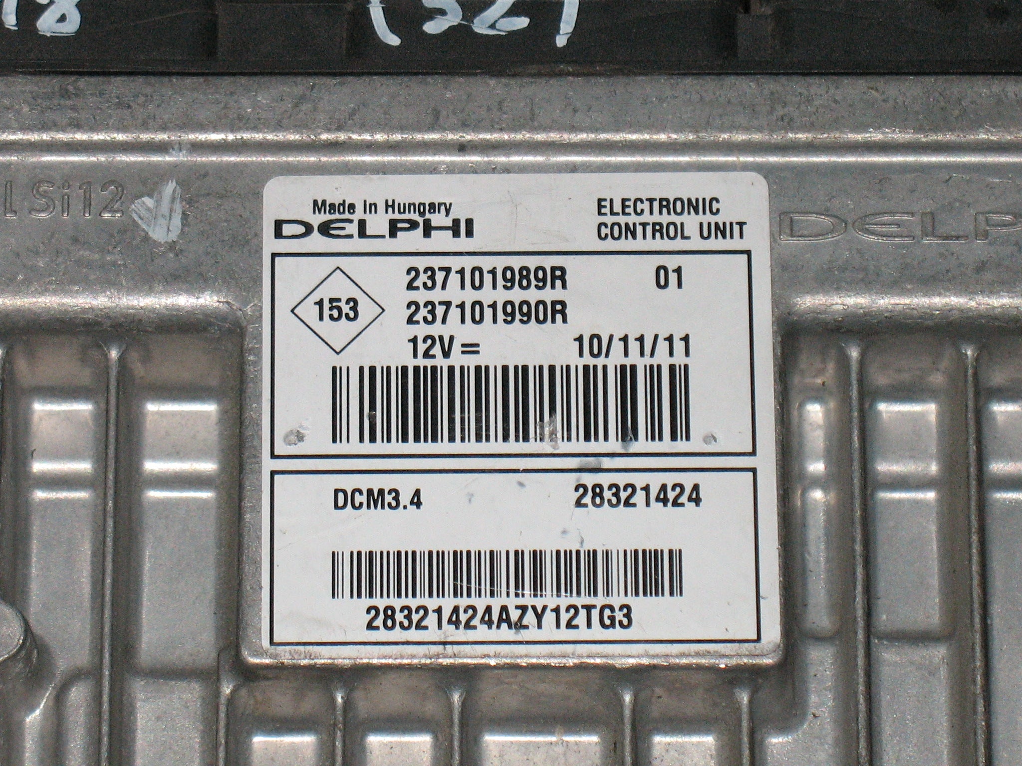 ECU Clio III 3 1,5 DCI 237101989R 237101990R 28321424 DCM3.4