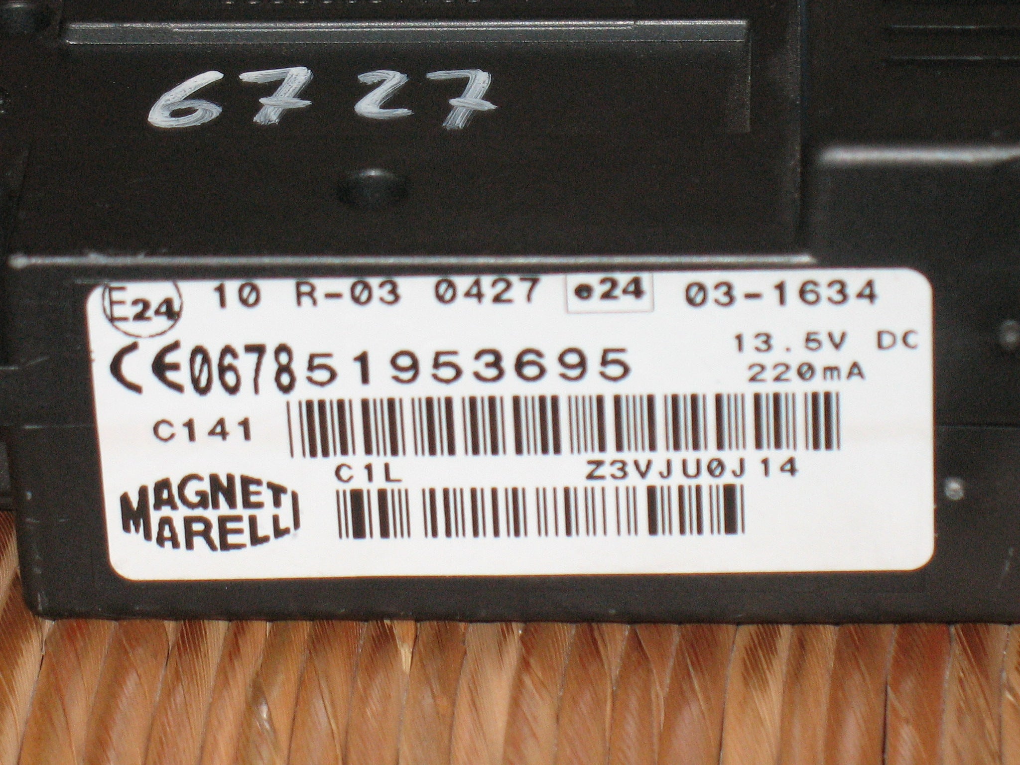Centralina 51953695 bluetooth Blue&Me Fiat Panda Cross