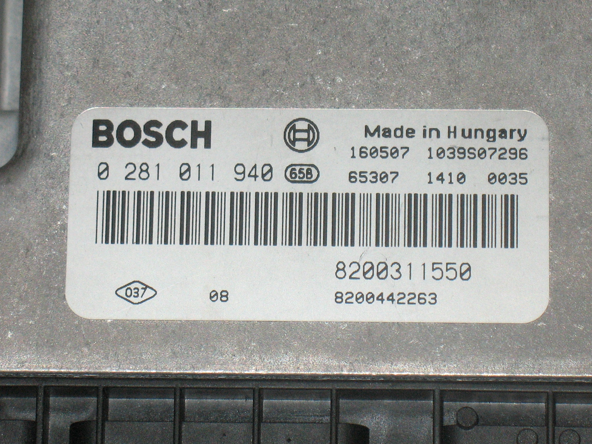 ECU OPEL MOVANO MASTER 2.5 EDC15C13 6.2 0281011940 8200311550