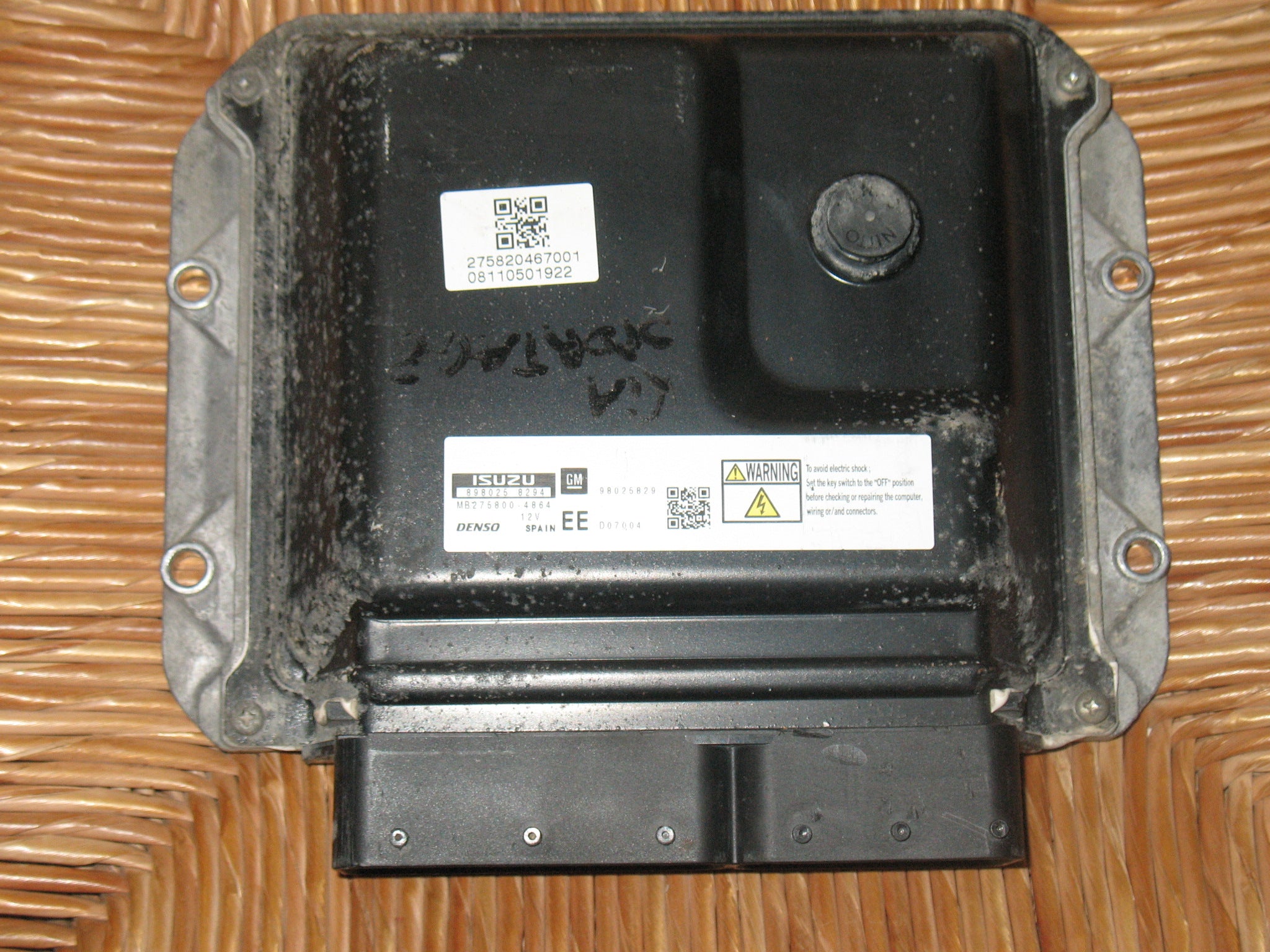 CENTRALINA MOTORE OPEL ASTRA III 1.7 CDTI DENSO 98025829 898025 8294 8980258294 MB275800-4864