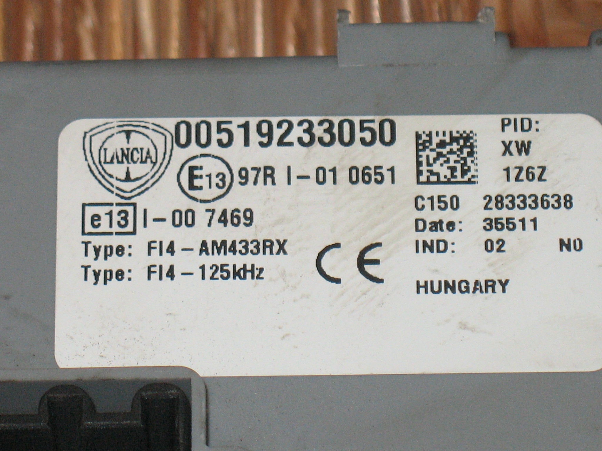 Body Computer Lancia Ypsilon 1.2 Benzina Anno 2014 Cod. 00519233050 5Wk45090