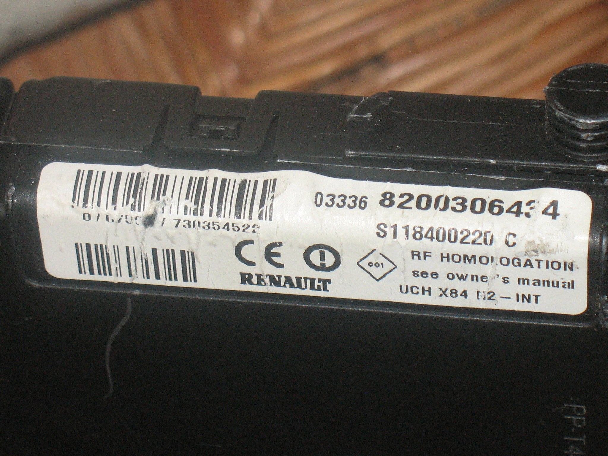 UCH Scenic 1.9cc TDCI 03 - 06 SIEMENS 8200306434 S118400220 C