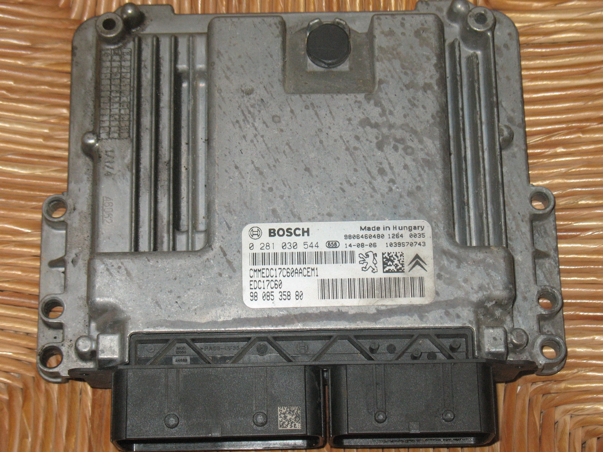 ECU BOSCH 0281030544 EDC17C60 PEUGEOT 308 1600 CC 120 CV 9808535880