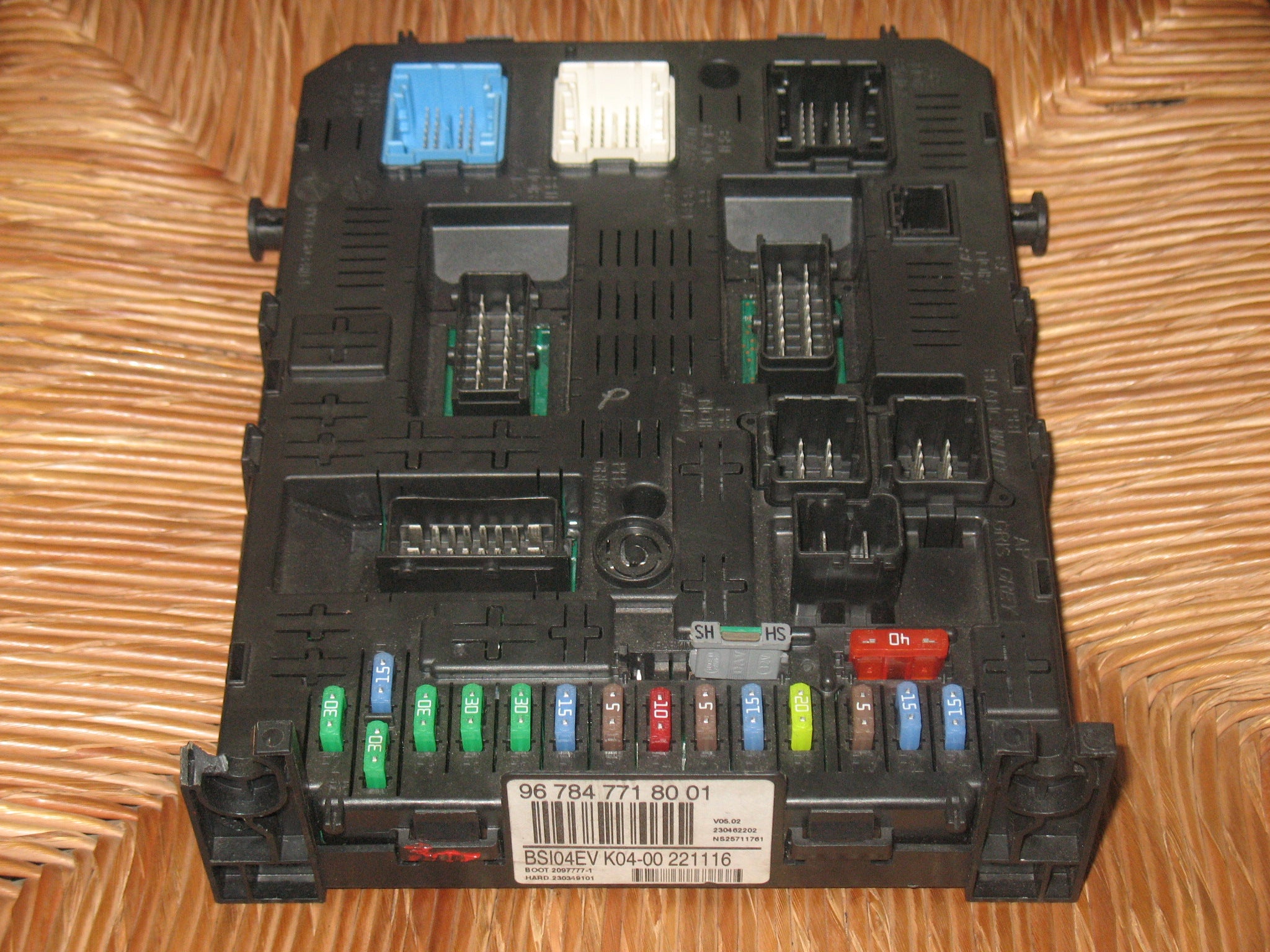 Centralina modulo BSI CITROEN PEUGEOT FIAT 967847718001 Bsi04Ev K04-00 221116