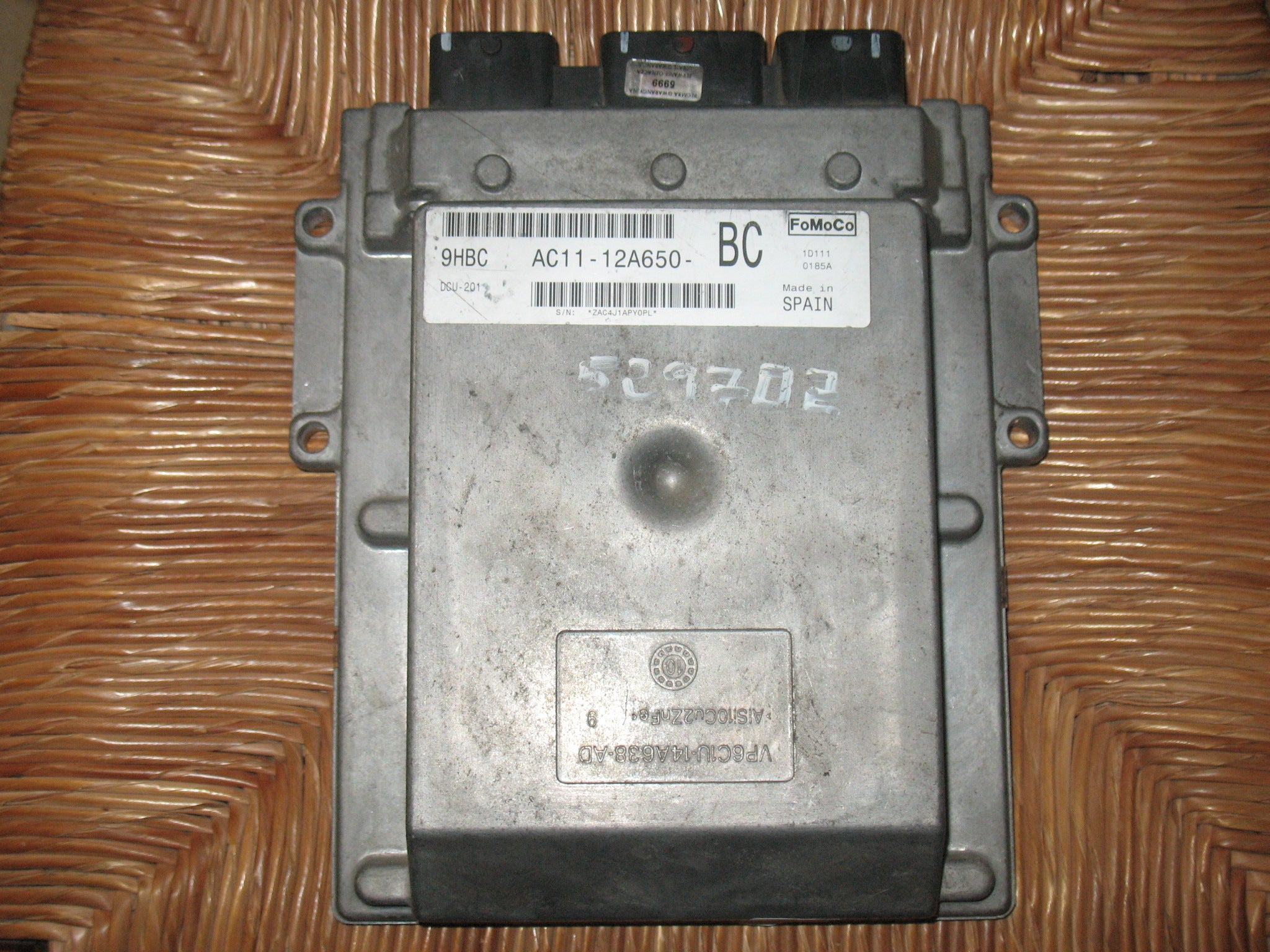 Ecu centralina ford transit 2.2 9hbb ac11-12a650-bb dcu-201 AC11-12A650-BC AC1112A650BC