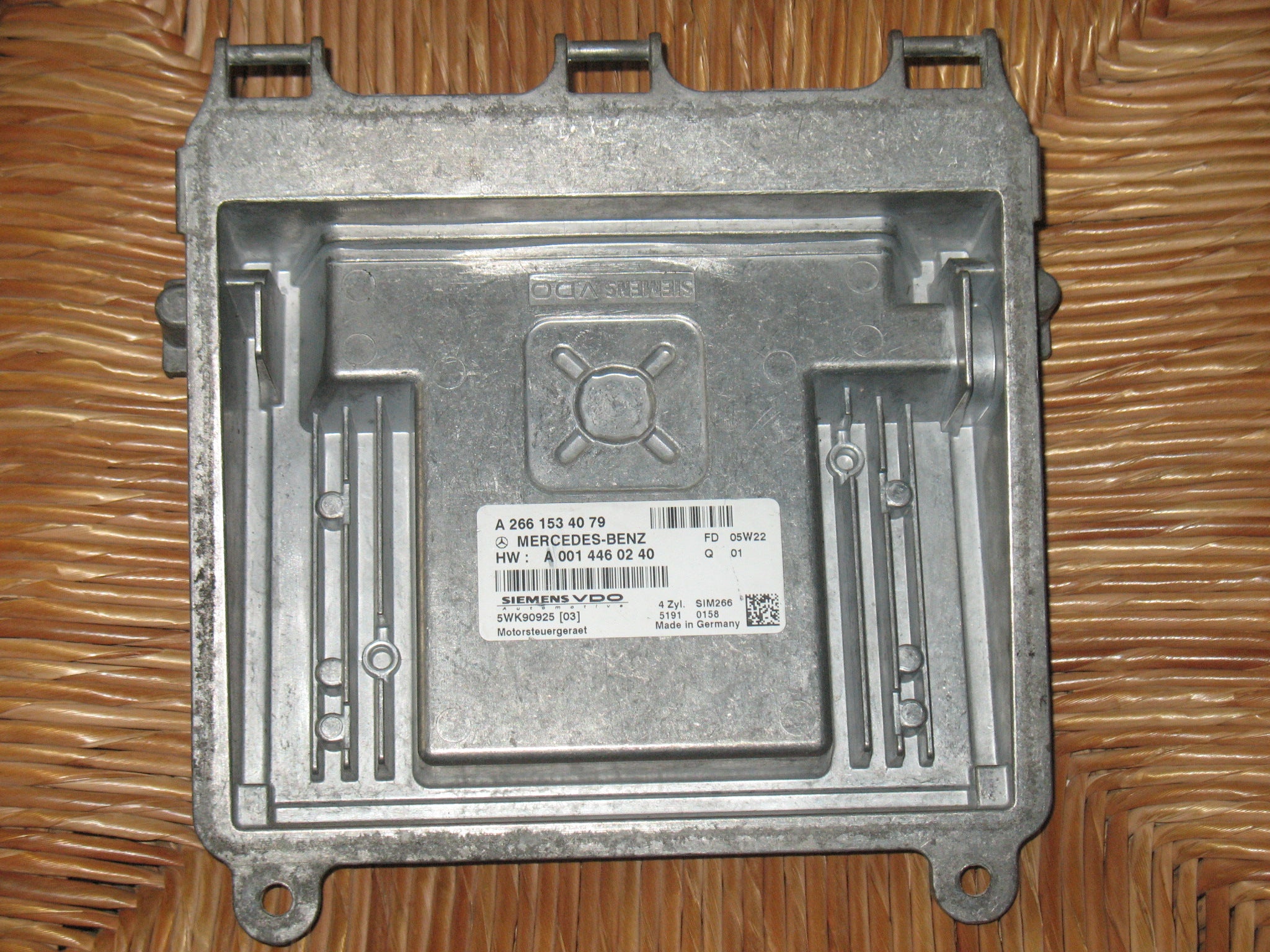 ECU Mercedes Benz A Classe A2661534079 SIM266 5WK90925 sim266