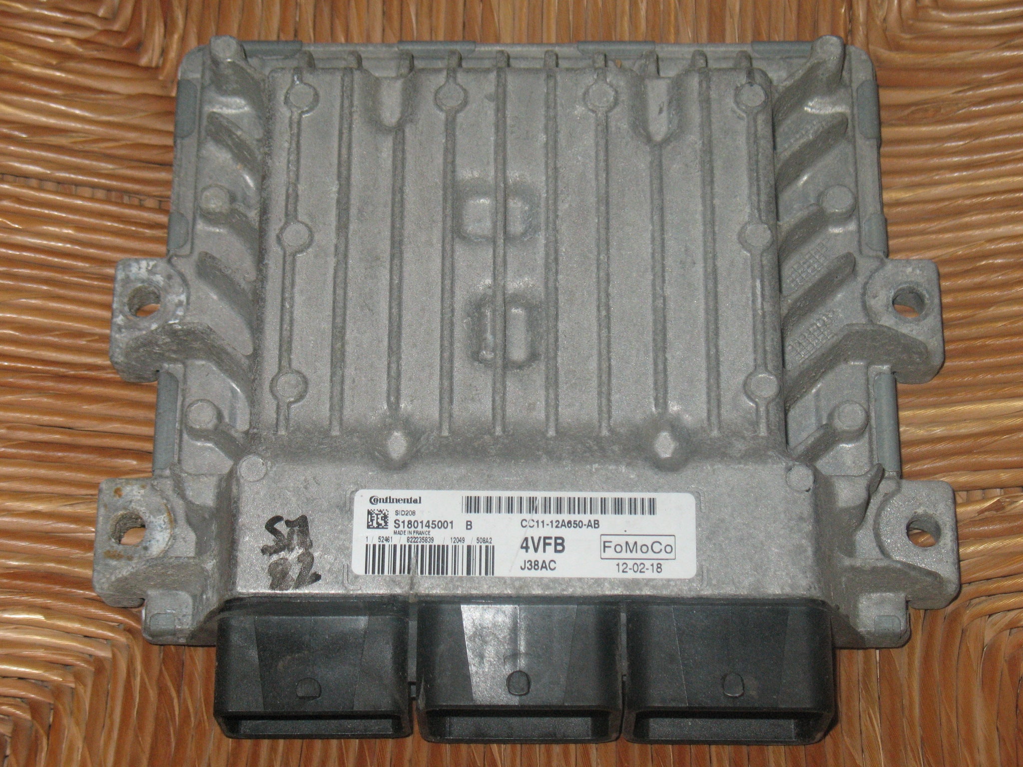 ECU FORD TRANSIT 2.2 S180145001 B S180145001B CONTINENTAL SID208 4VFB CC11-12A650-AB