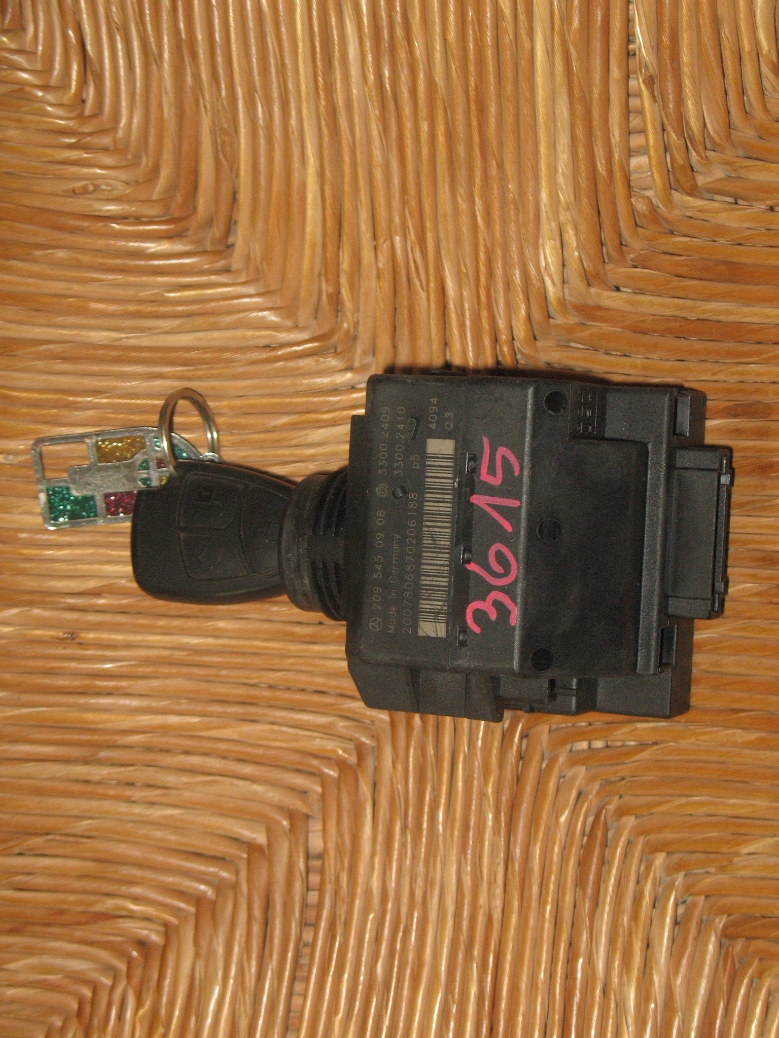 2095450908 CENTRALINA BLOCCHETTO ACCENSIONE ELETTRONICO MERCEDES W203 2.2 D 2004 CODICE RICAMBIO 2095450908